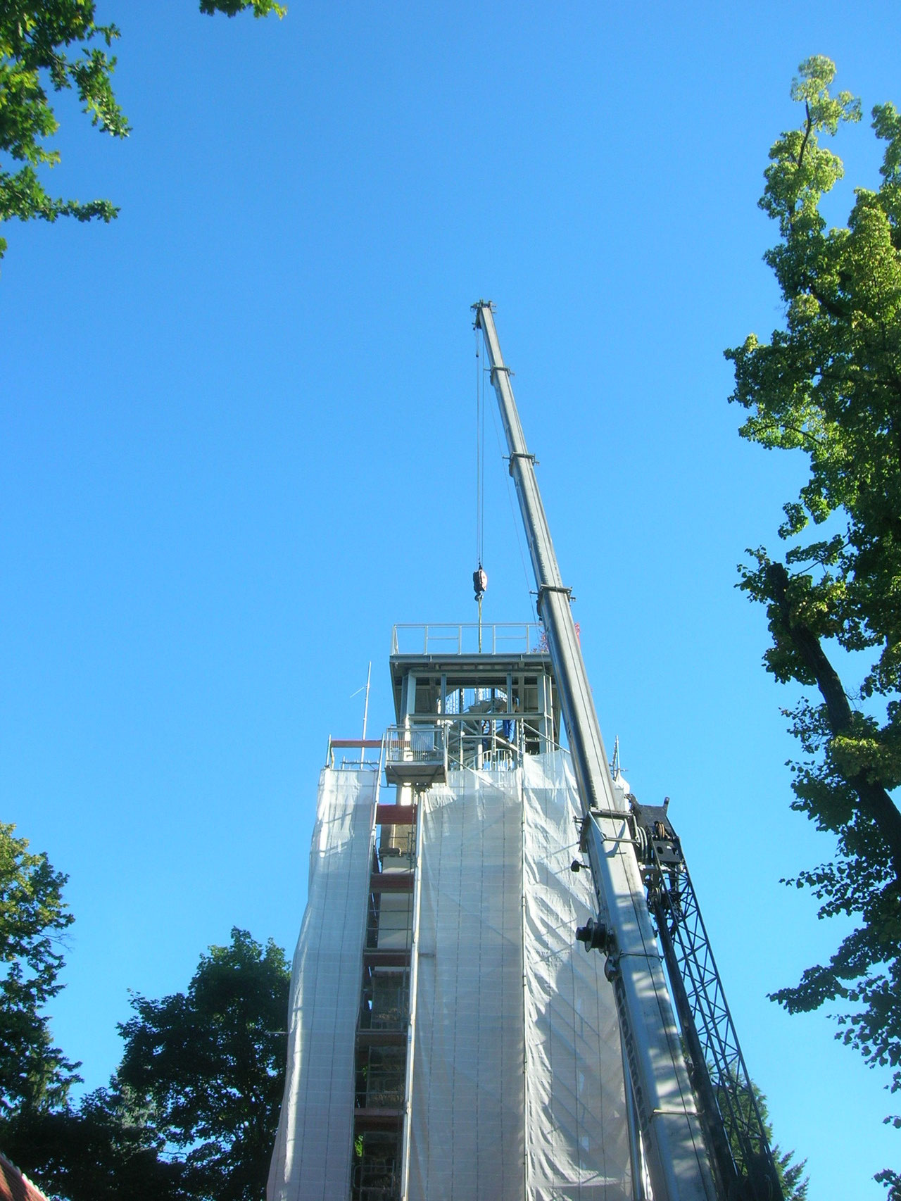 Aufstockung des Hutbergturmes, Kamenz, 2010