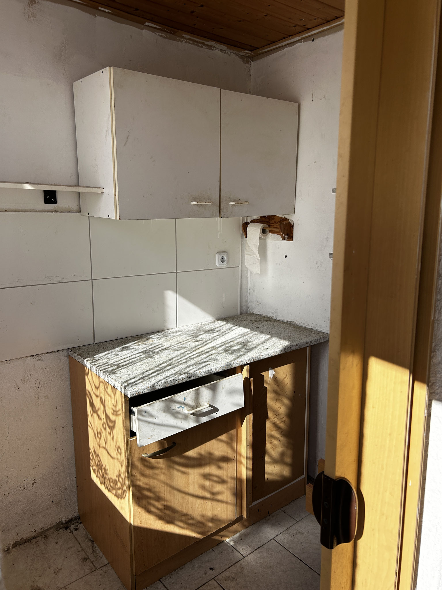 Küche; Möbel werden noch entfernt