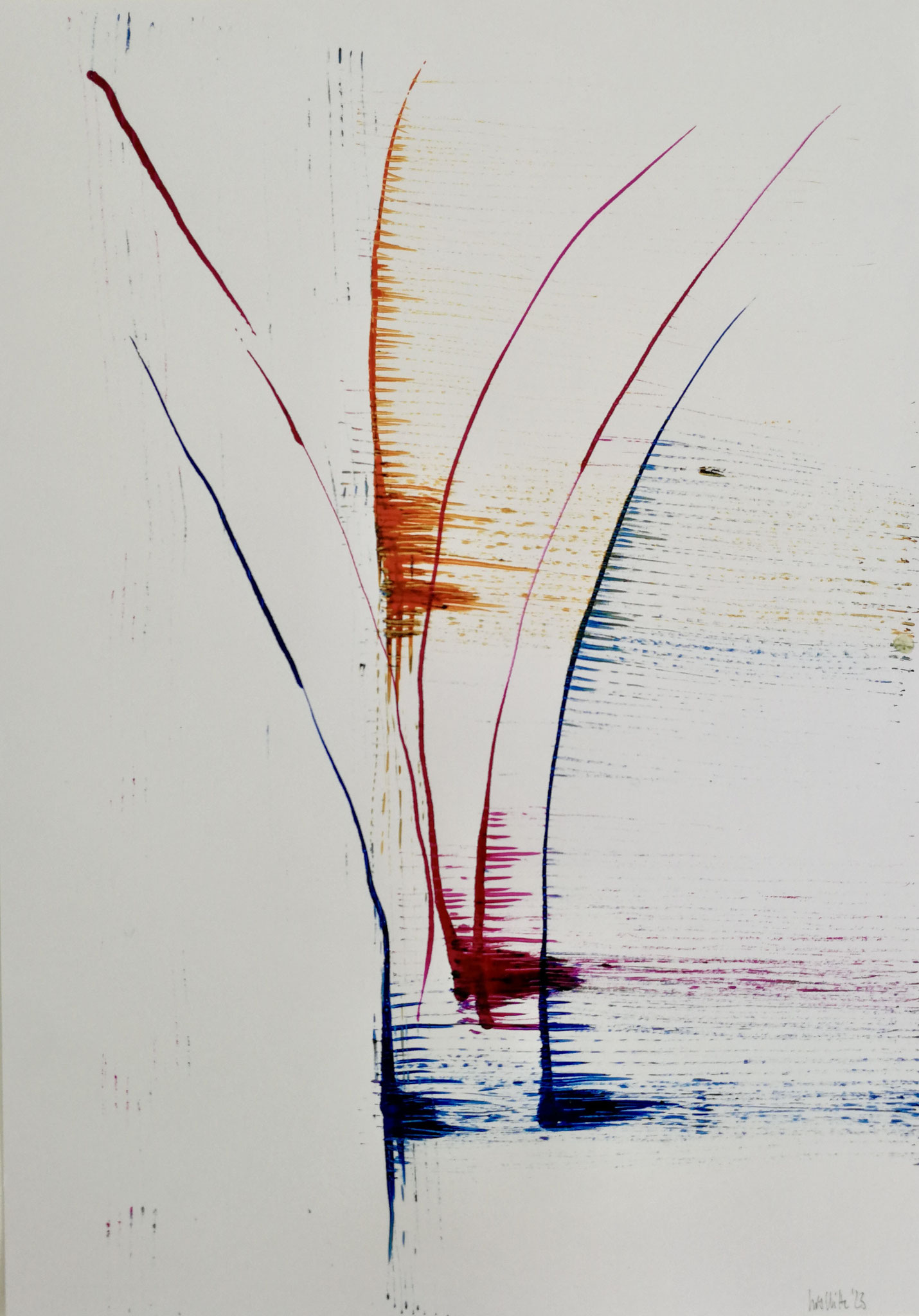 Tosend, 21x29,5cm, Tusche, 2023