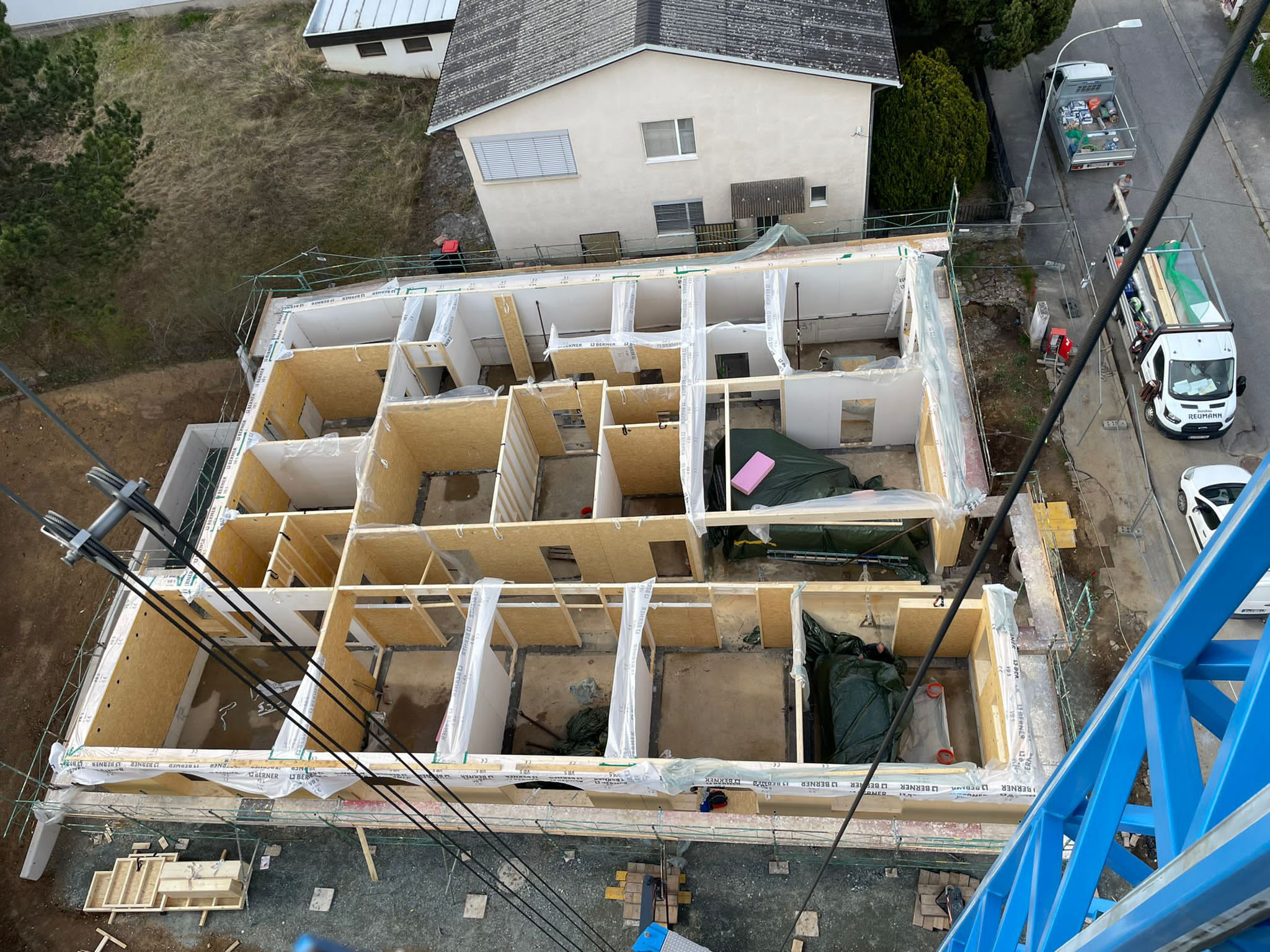 vorgefertigter Holzbau