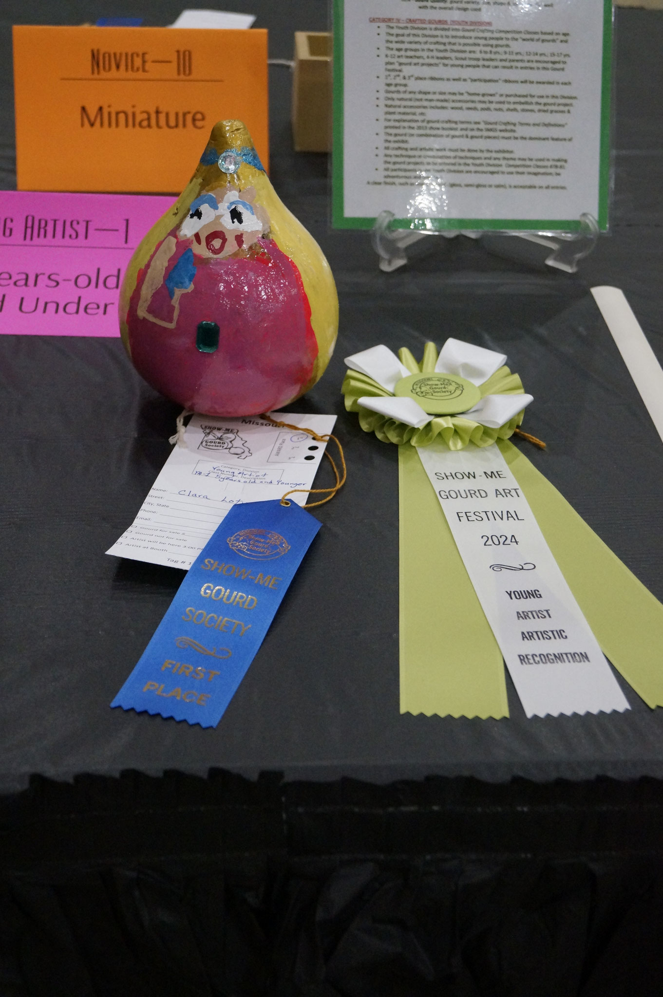 Young Artist Artistic Recognition - Clara Lotven