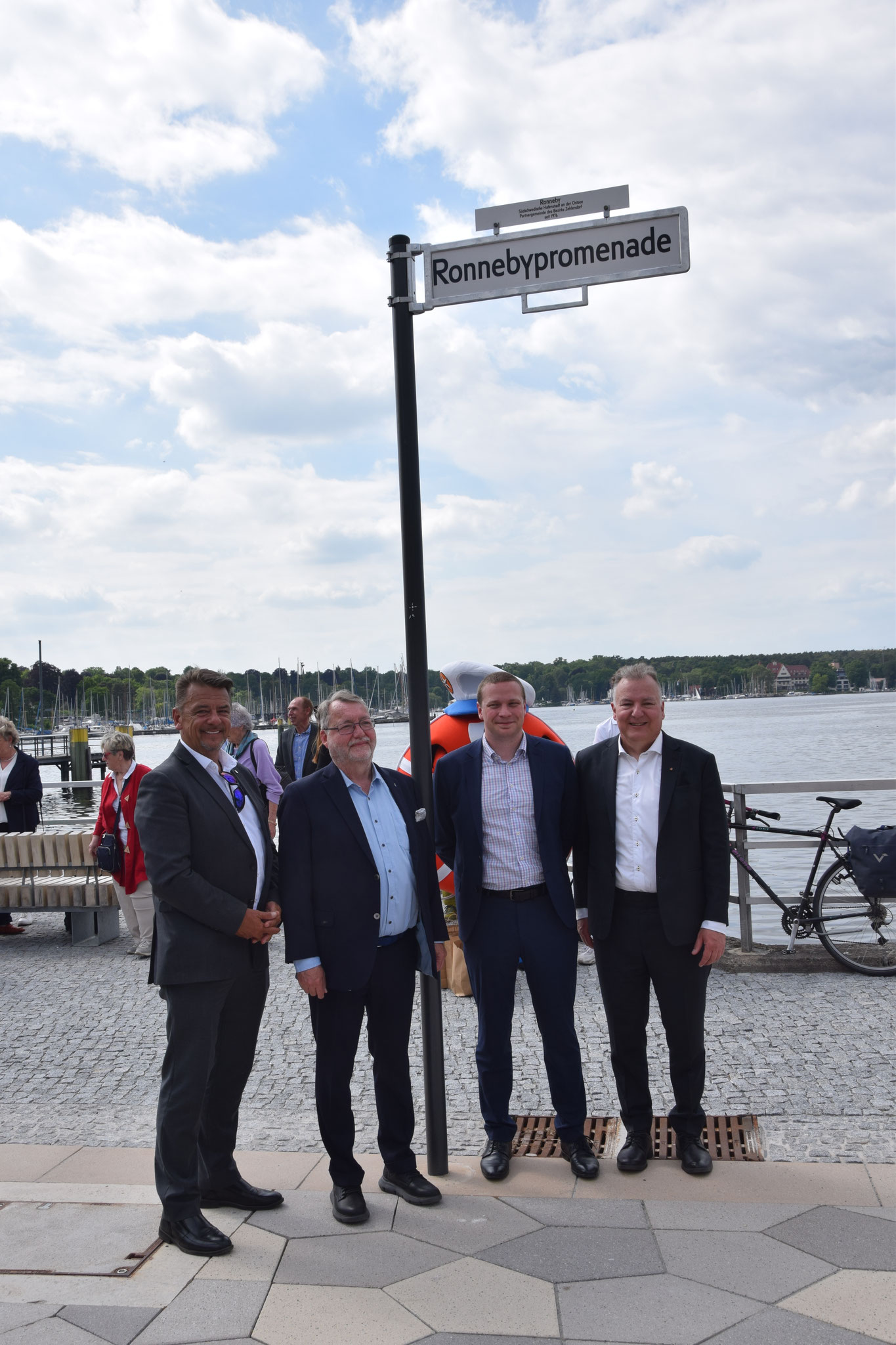 Die Delegation aus Ronneby