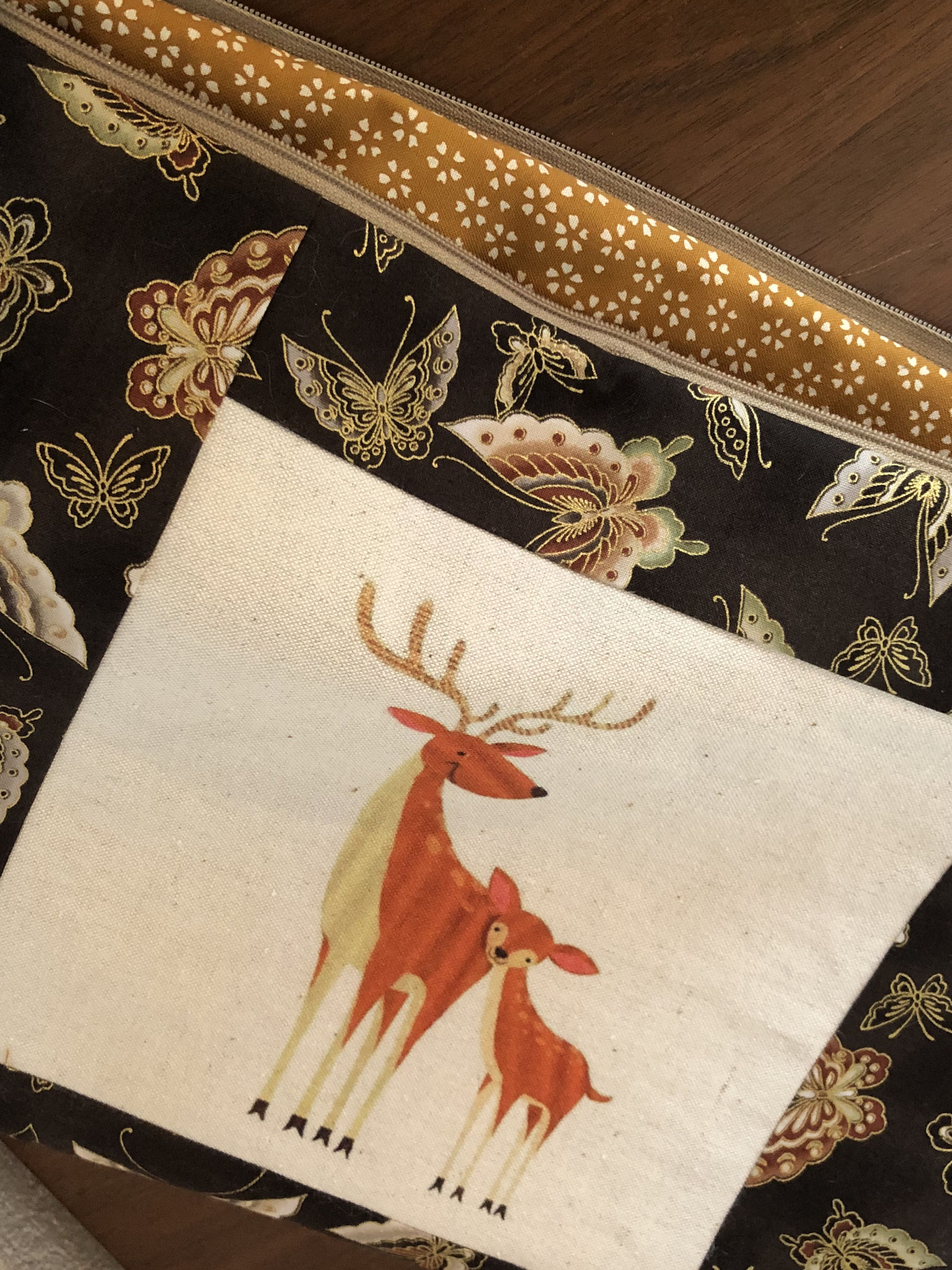 Hirsch mit Kalb, Schmetterlinge CHF 40.00