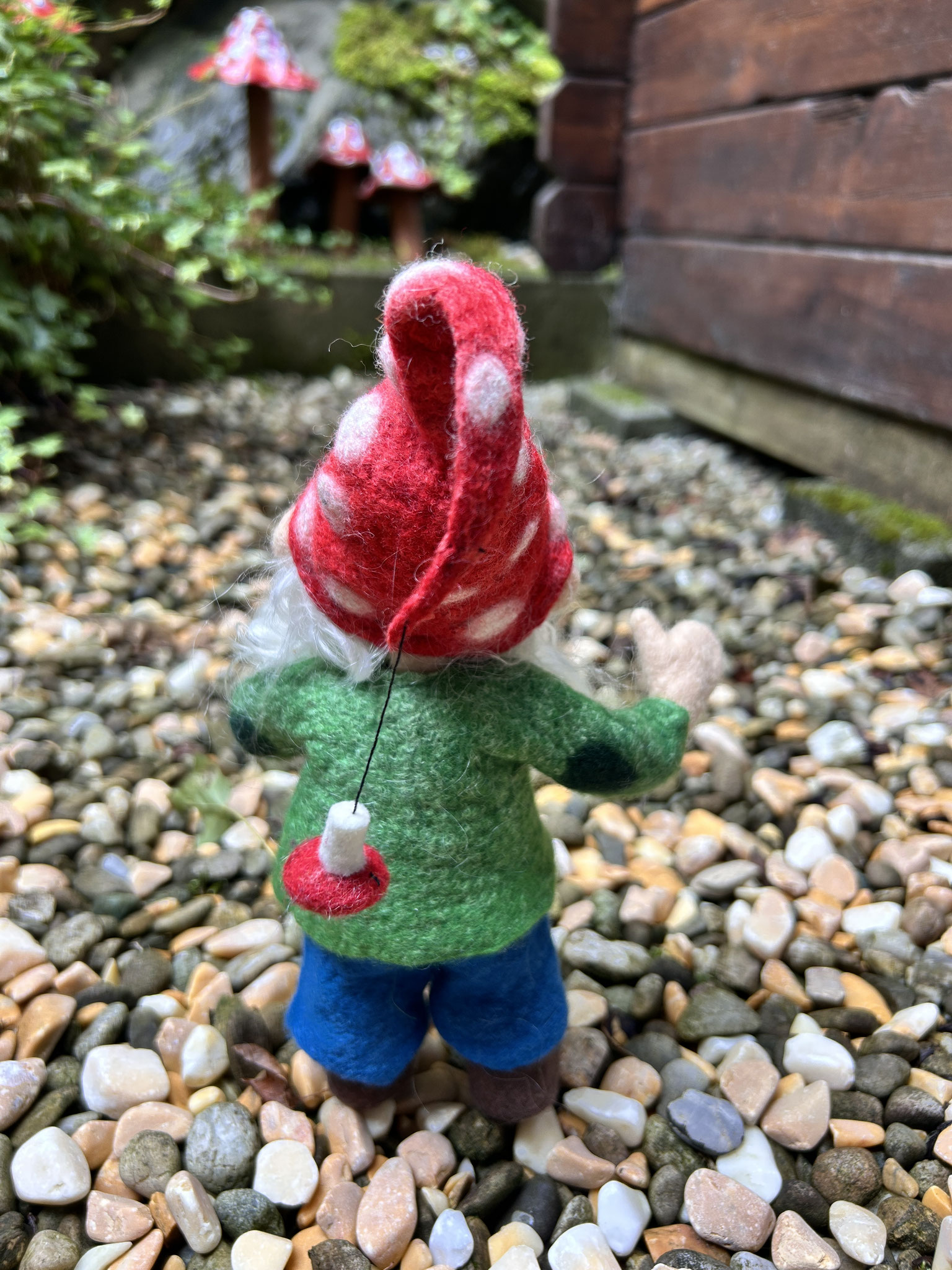 Zwerg Stupf als stehende Figur 18 cm Nr.3