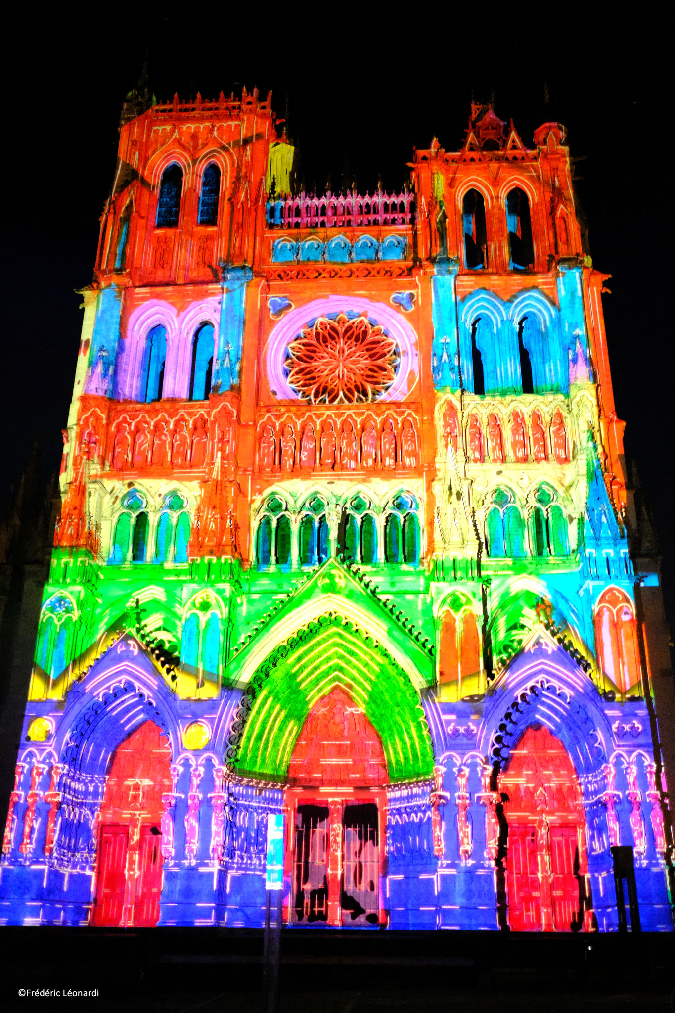 Cathédrale d'Amiens - colorisation Chroma