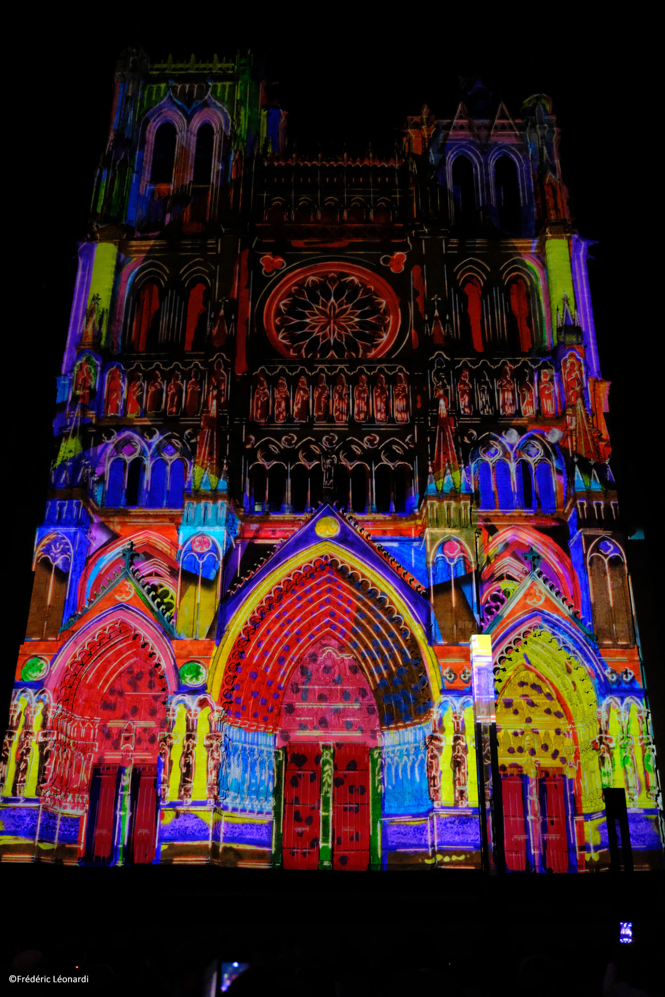 Cathédrale d'Amiens - colorisation Chroma