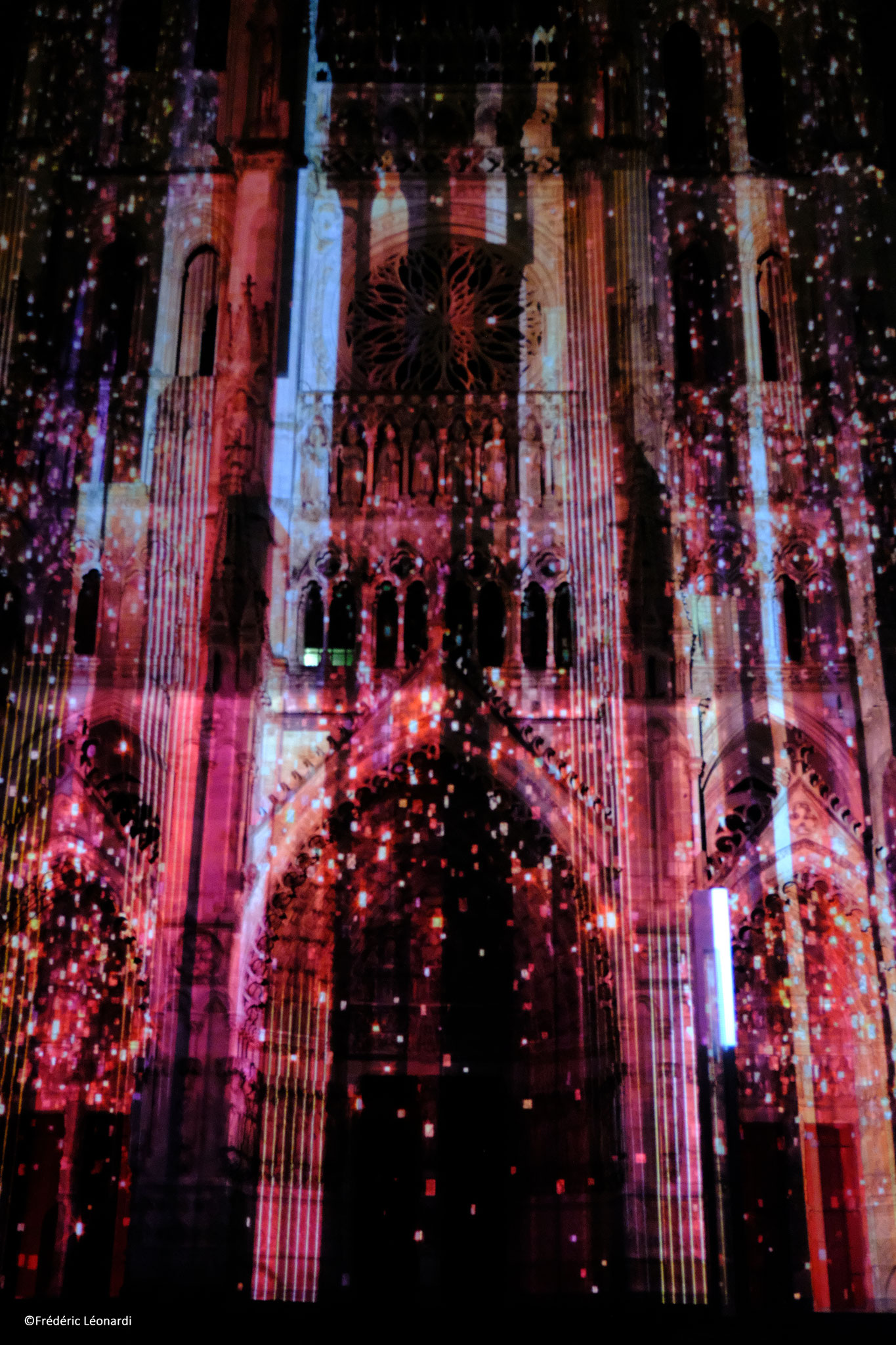 Cathédrale d'Amiens - colorisation Chroma