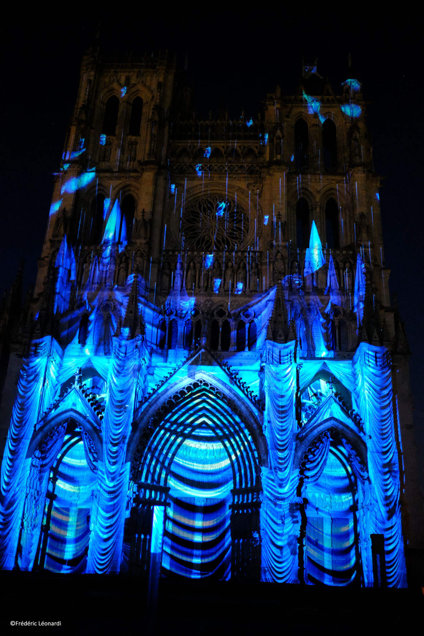 Cathédrale d'Amiens - colorisation Chroma