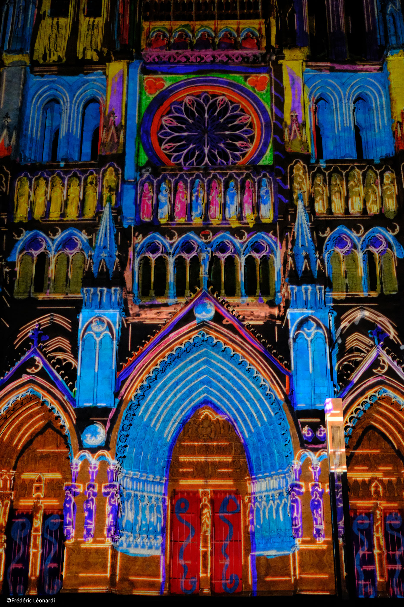 Cathédrale d'Amiens - colorisation Chroma