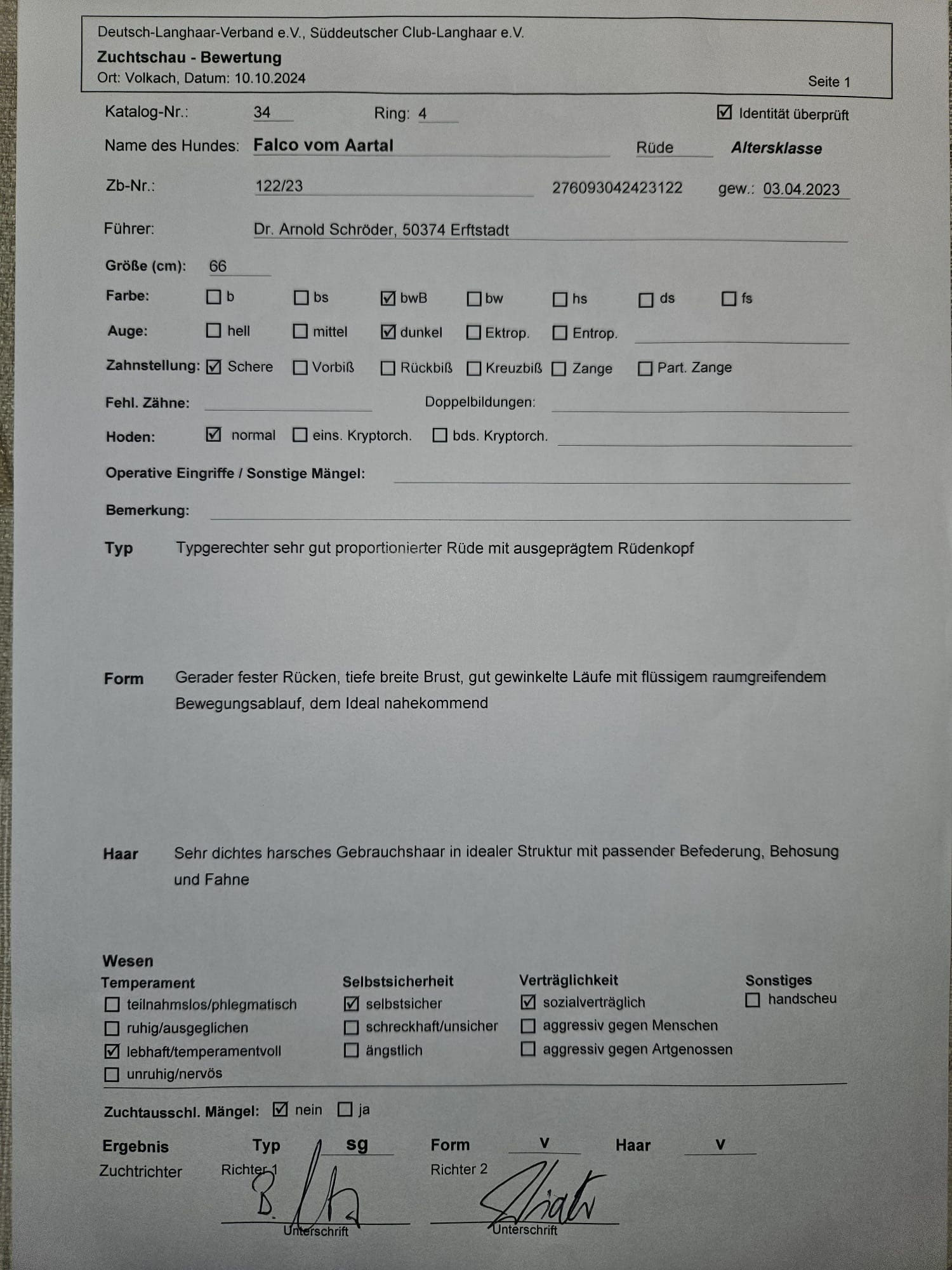 Schorlemer Zuchtschau