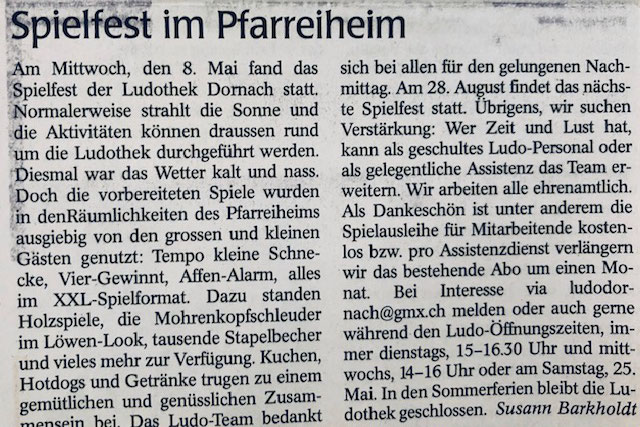 Wochenblatt vom 16.05.2019