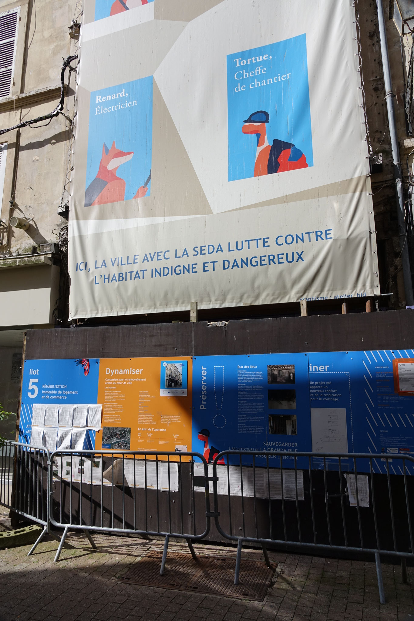 58 Grande Rue : réhabilitation d'un immeuble de logement et de commerce.