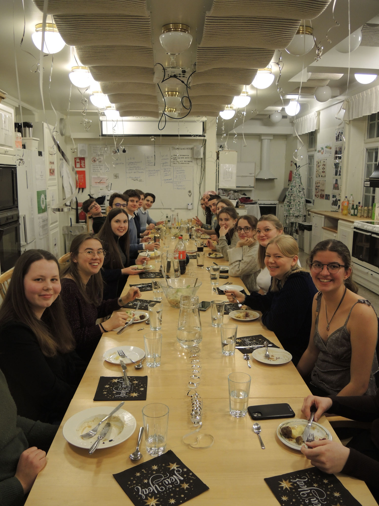 Gemeinsames Silvester-Essen (Foto privat)