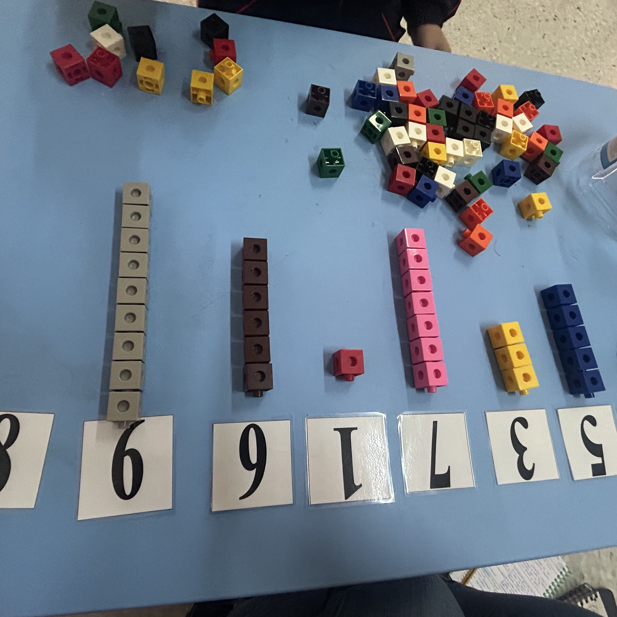 Conteo y numeración manu¡pulativa