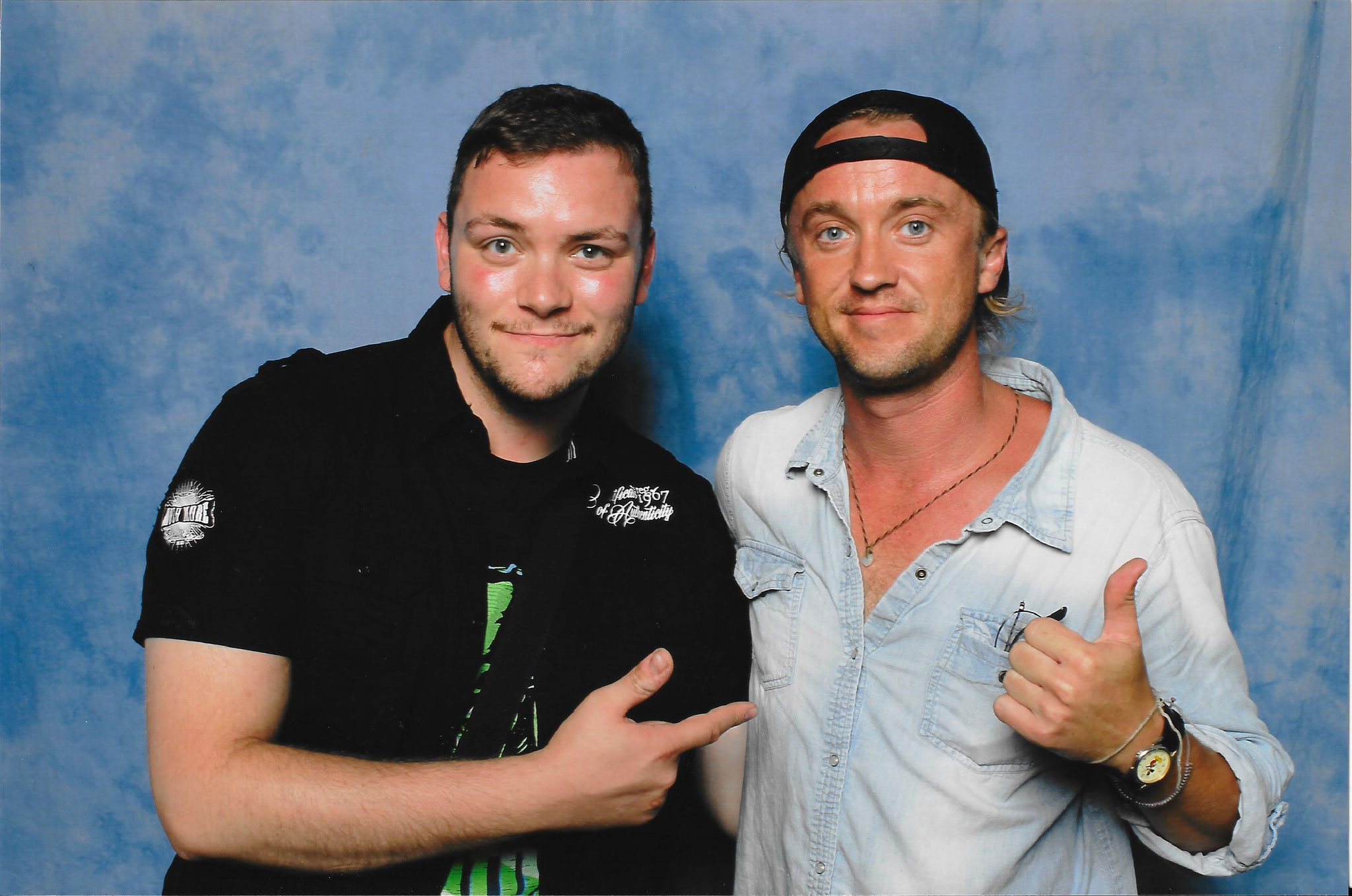 TOM FELTON (DRACO MALFOY IN THE "HARRY POTTER" MOVIE SERIES)