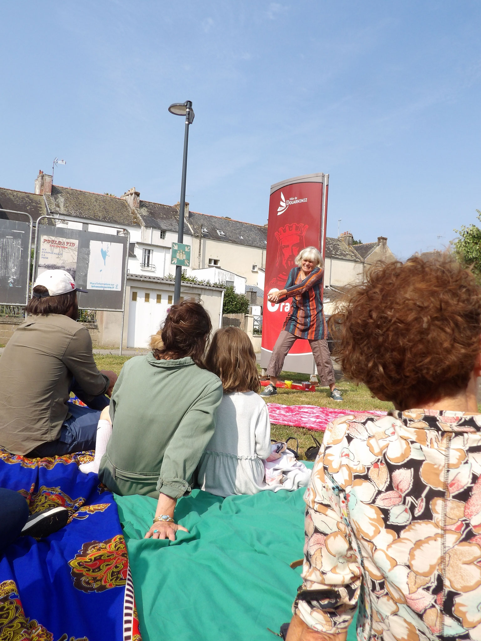 Avec l'association le Dahut quartier Pouldavid Douarnenez (29)