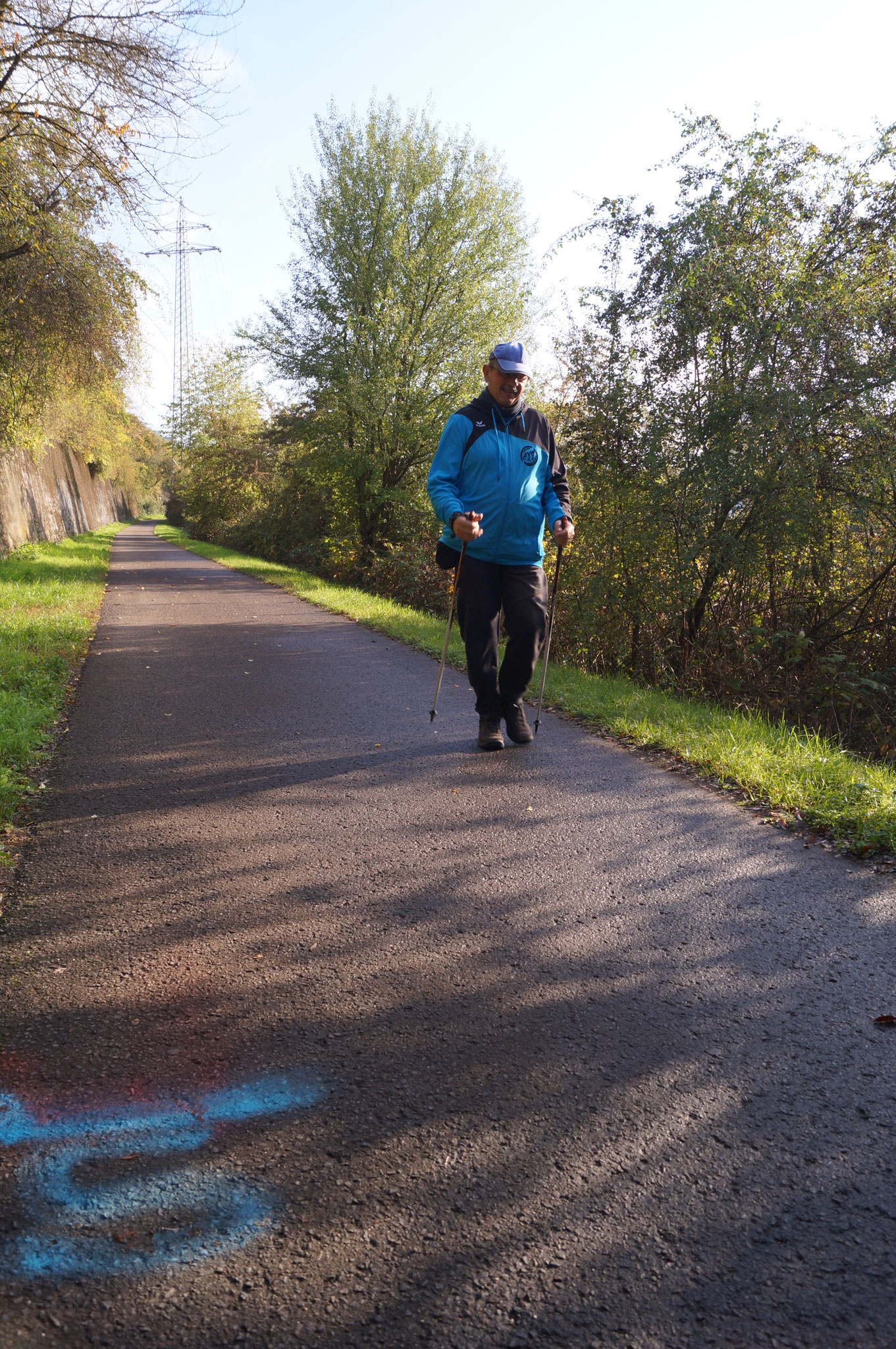 Christian folgt innerhalb weniger Sekunden auf Platz 3 über 5k Walking