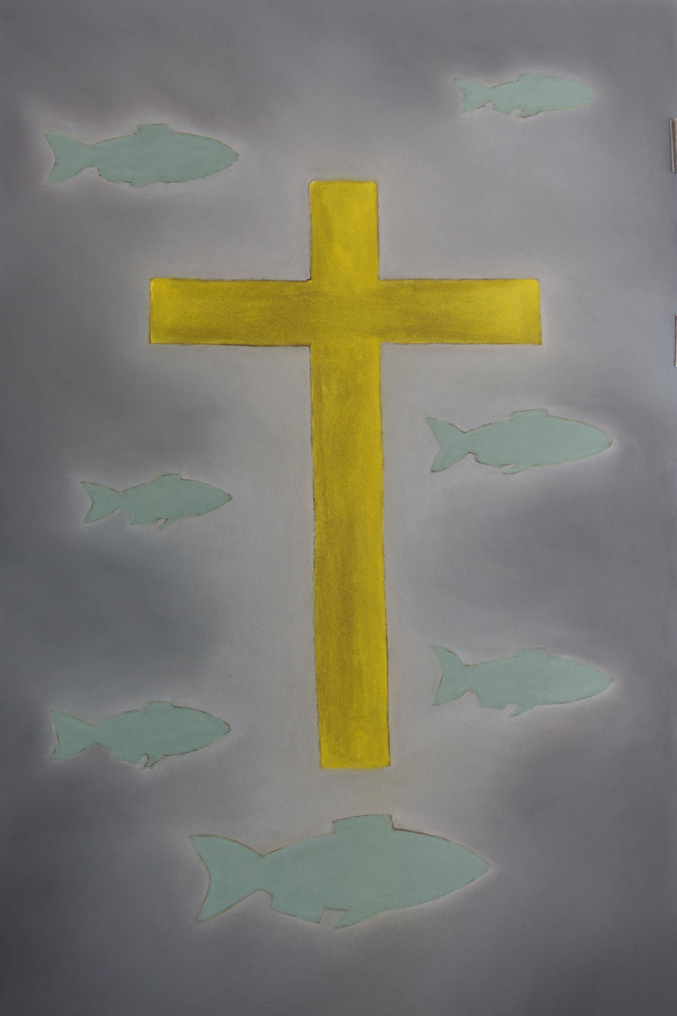 Croix aux poissons, 80x120, 3000 €