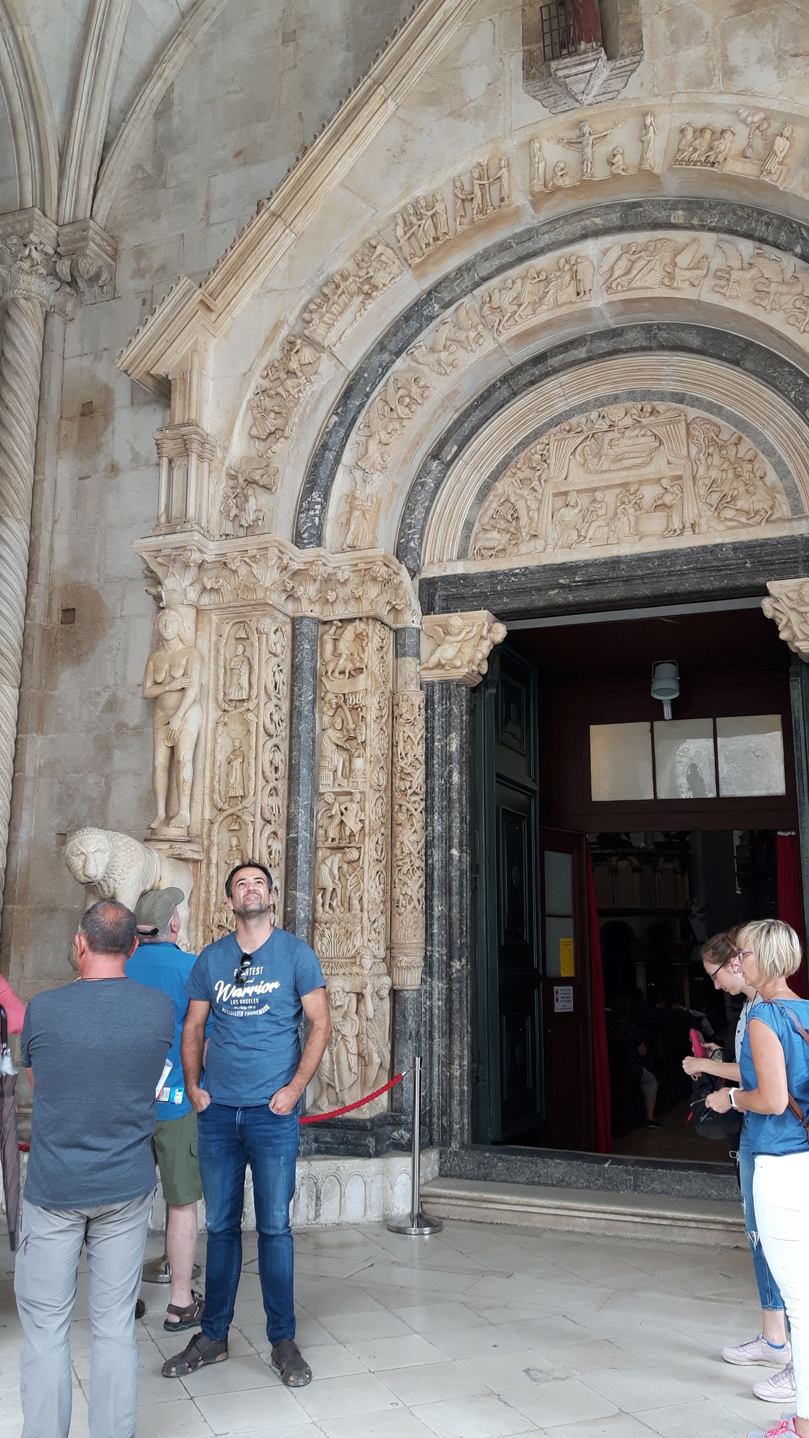 Hauptportal der Kathedrale in Trogir