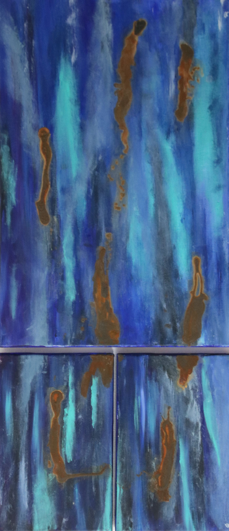 Spuren des Lebens, Acryl (2016) (verkauft PK)