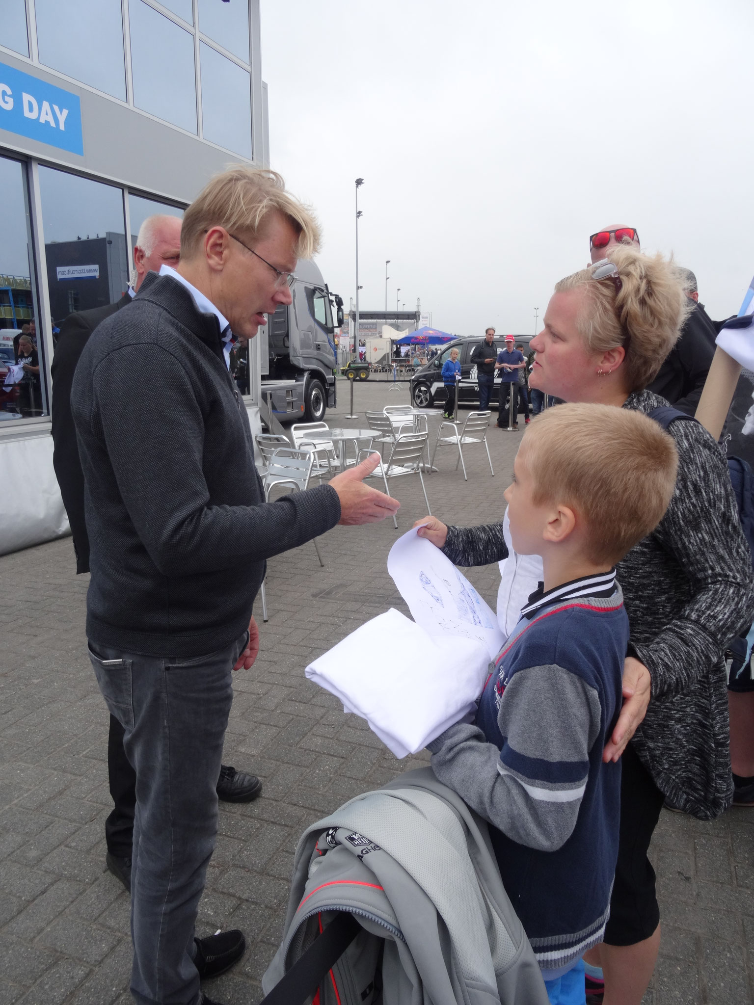 2016: Gamma Racing Day ontmoeting Mika Hakkinen