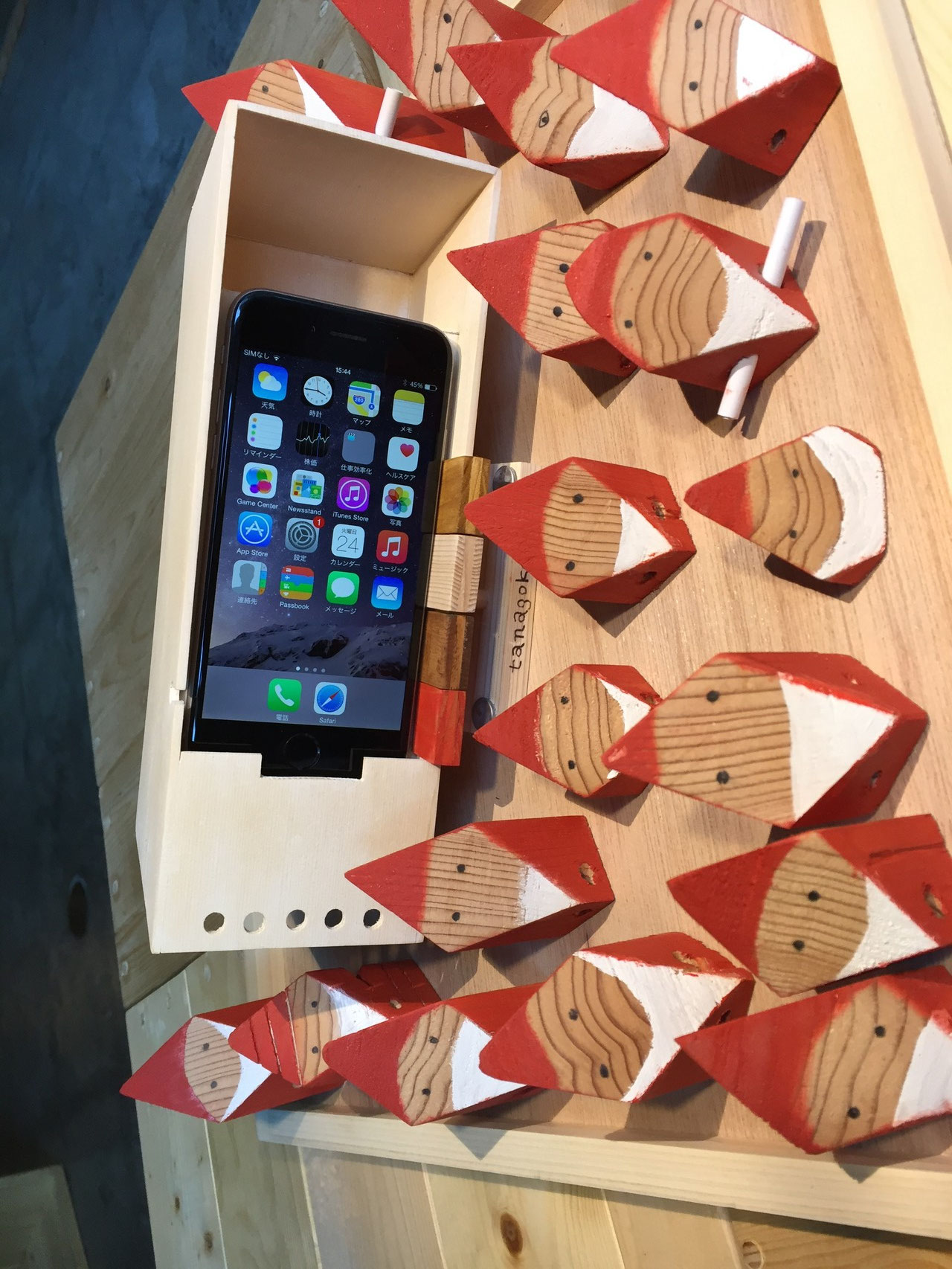 iPhone用木製スピーカー tanagokoro（たなごころ）