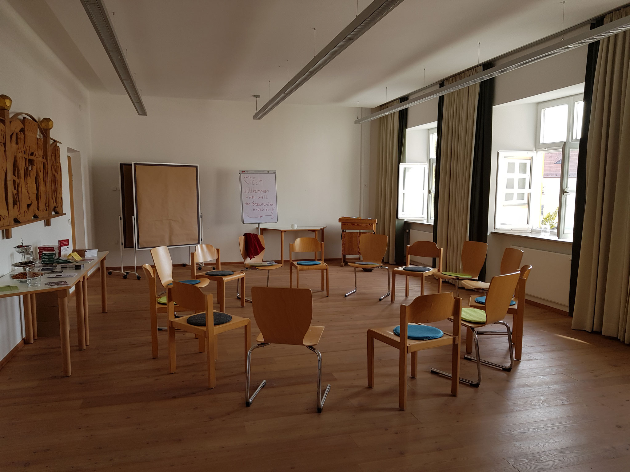 Seminar "Festreden halten - Wie geht das?" in Kloster Scheyern mit Roswitha Menke