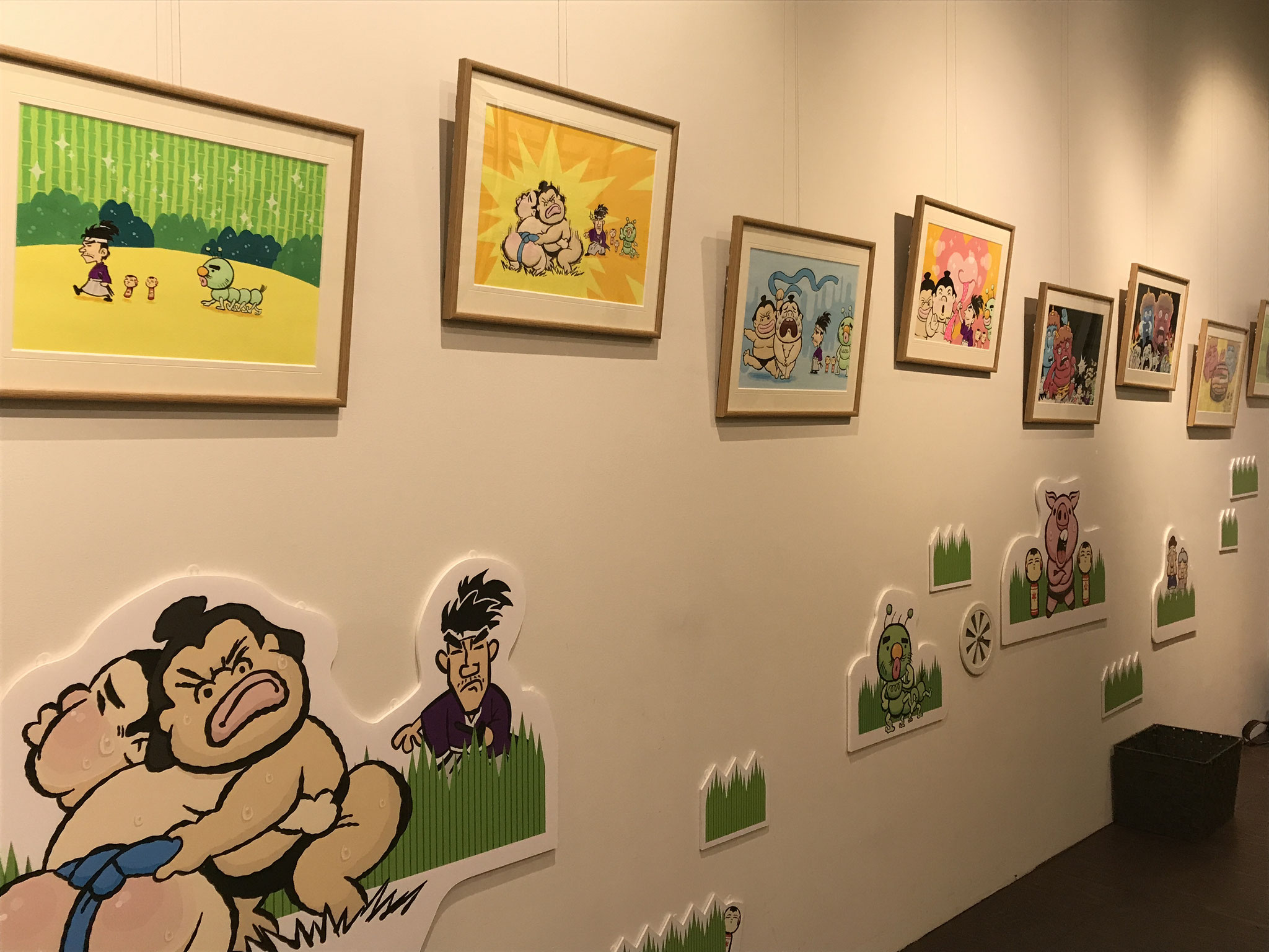 会場ディレクション：九鬼英二郎氏個展「絵本原画ドッカン!!」