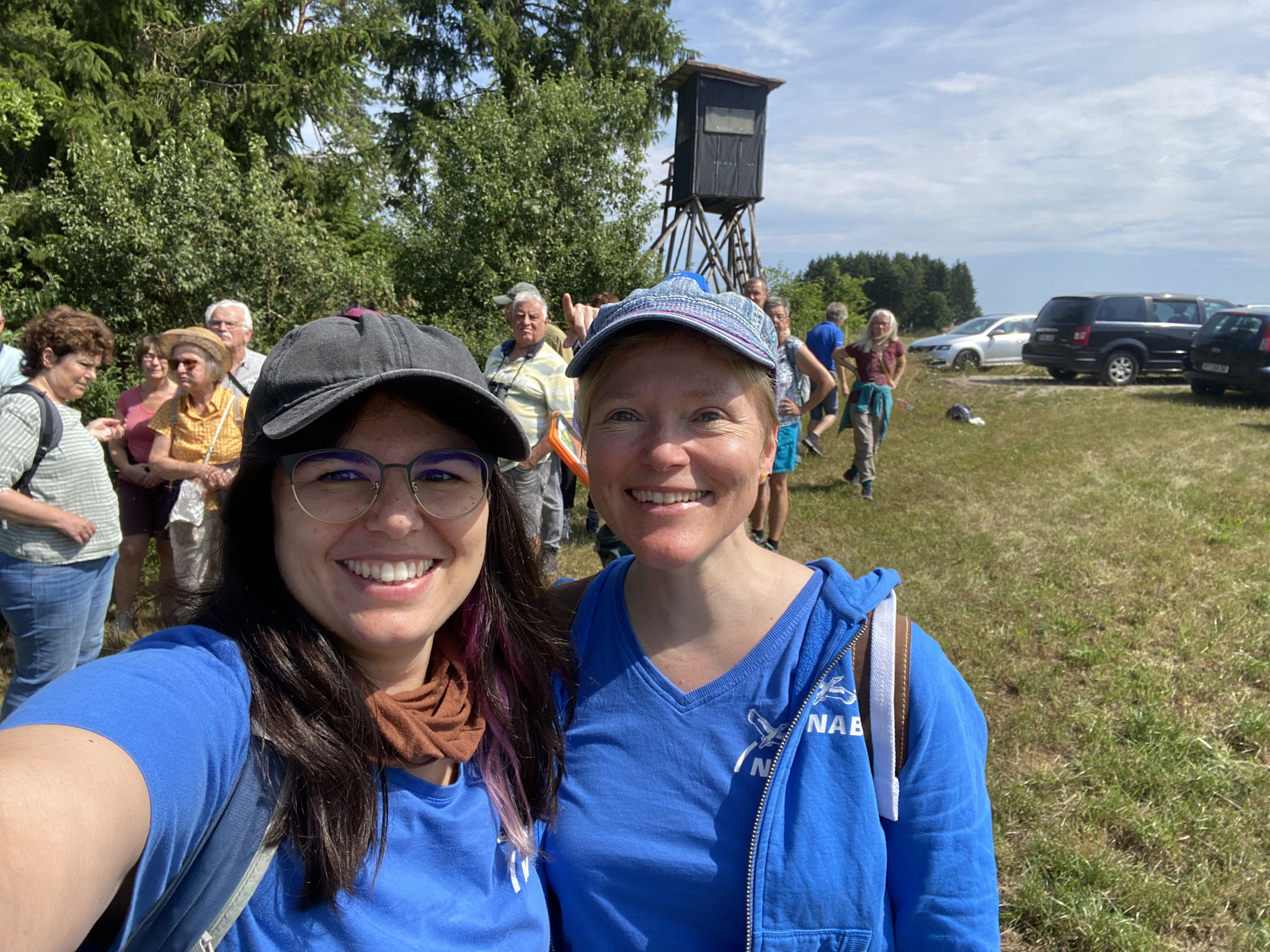 Die Mitarbeiterinnen der NABU-Bezirksgeschäftsstelle, Tamara Ayoub und Julia Flohr. Foto: NABU/T. Ayoub