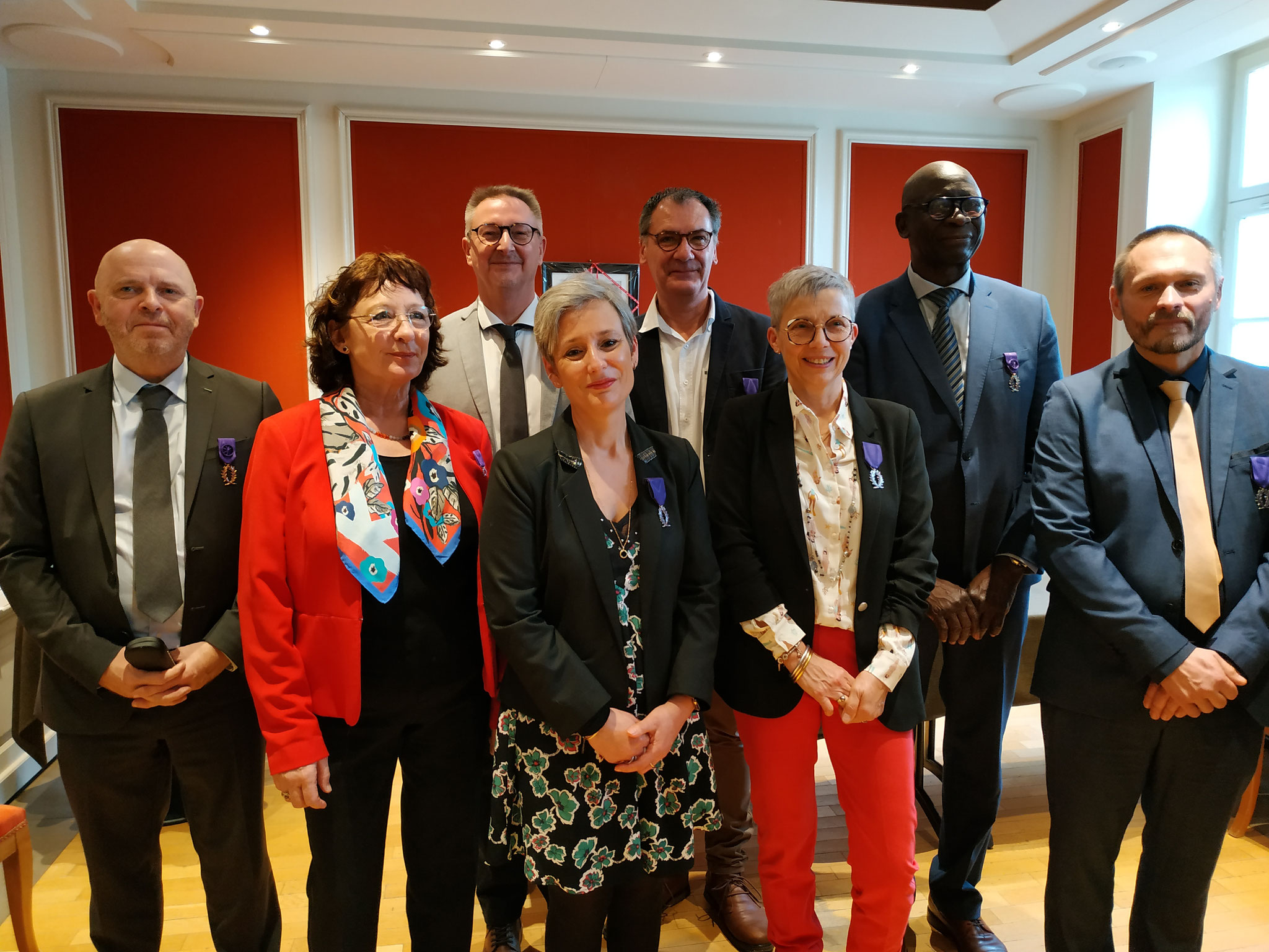 L'ensemble des récipiendaires