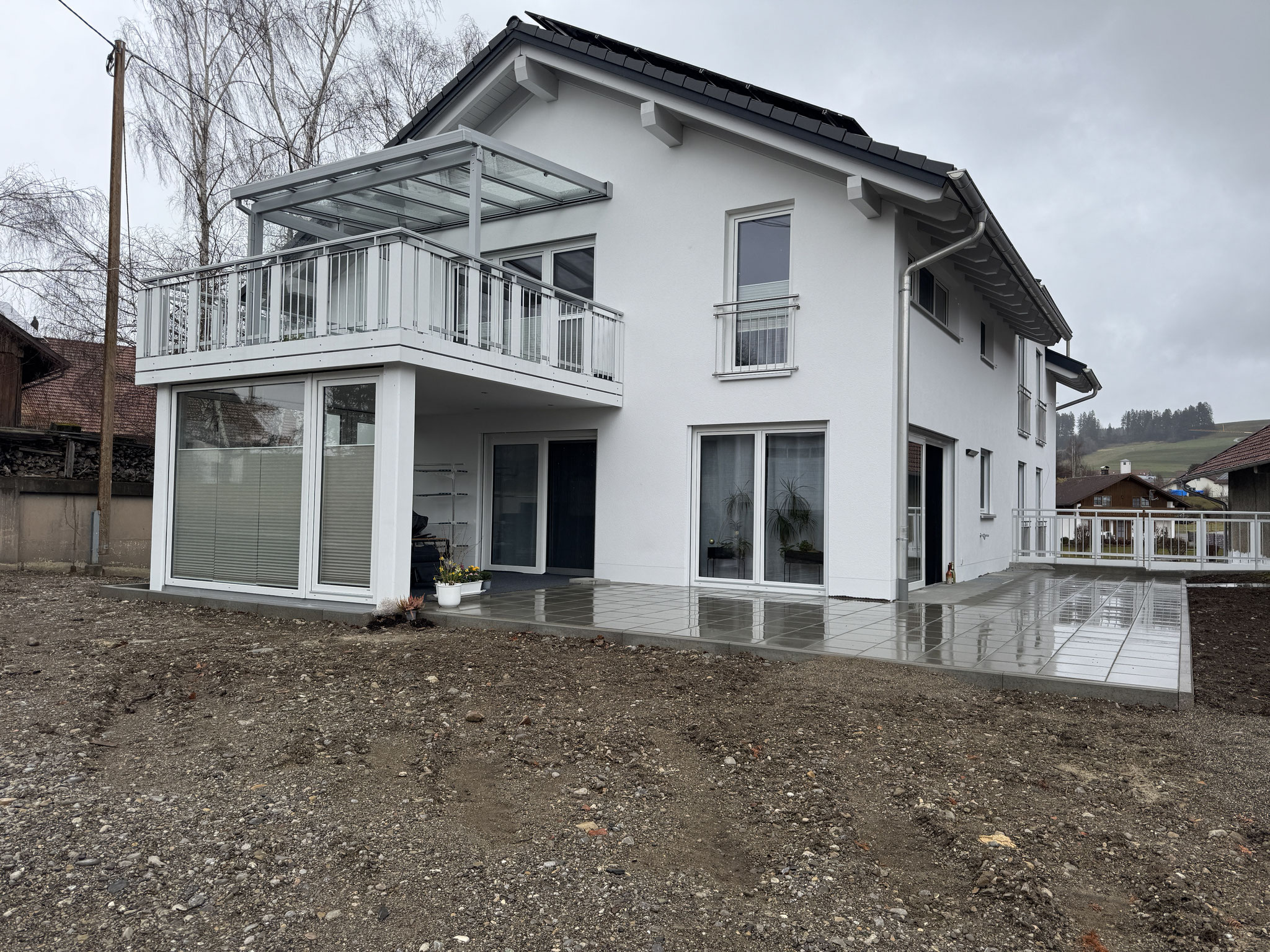 BV: Haldenwang schlüsselfertiges 2 Fam. Haus mit massiv Doppelgarage