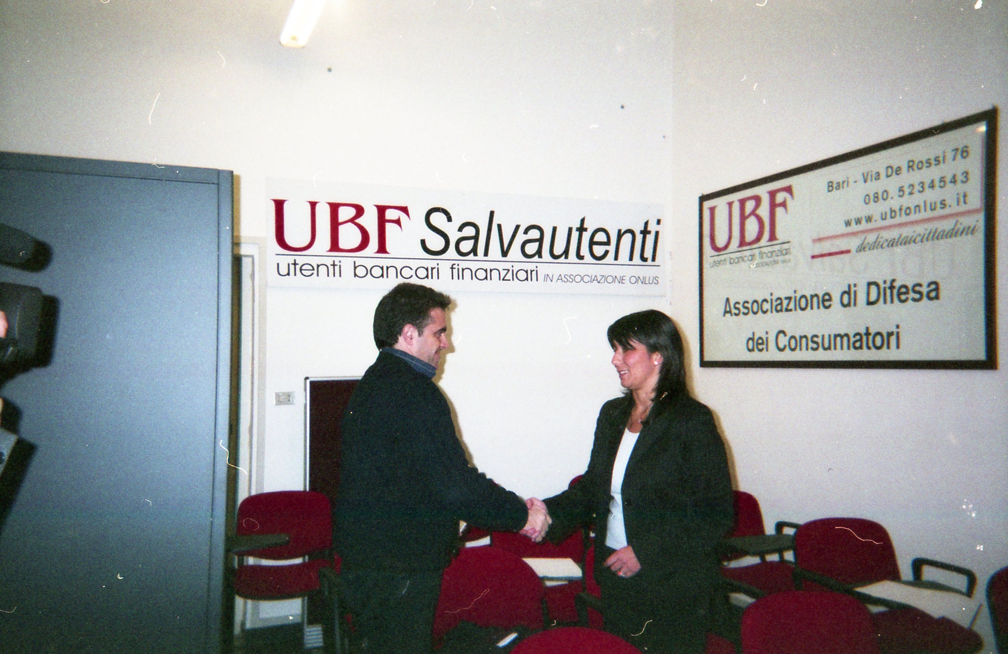 Telenorba presso la sede dell'UBF per il servizio televisivo sui Corsi di Formazione dell' UBF 