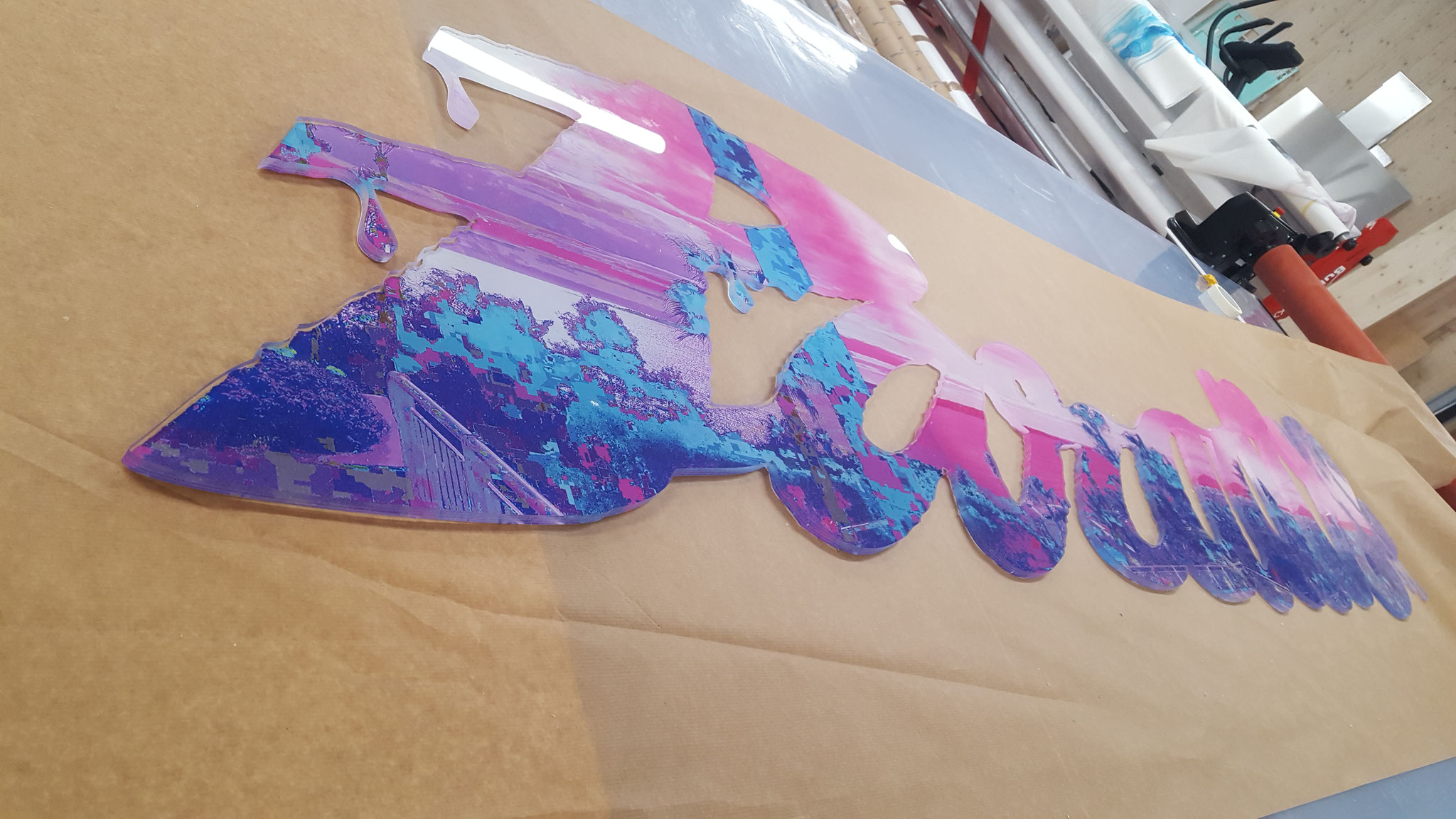 Usinage et impression sur Plexiglass