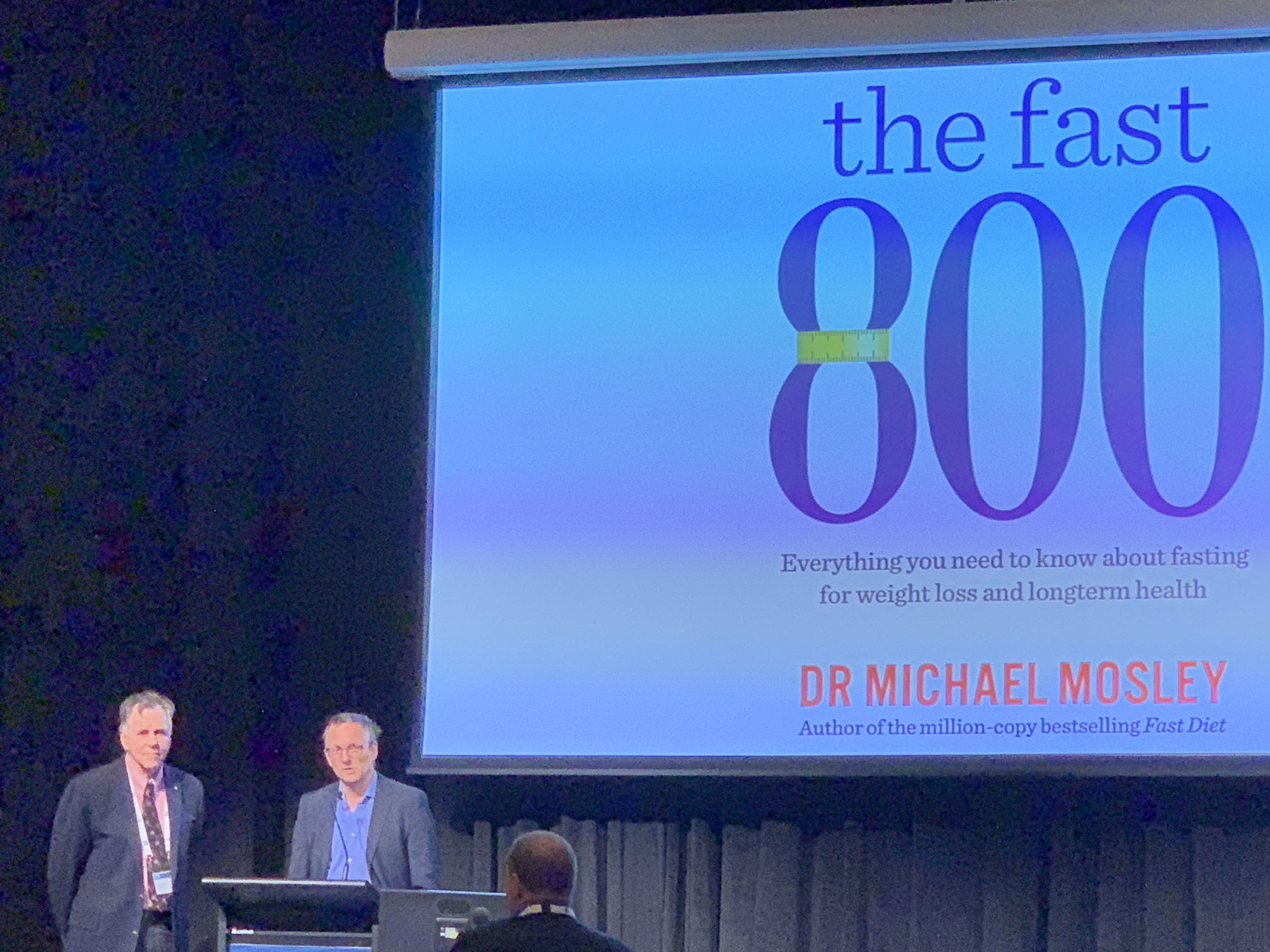 Prof Barry Marshall & Dr Michael Mosley 2019 at Science on Swan Seminar