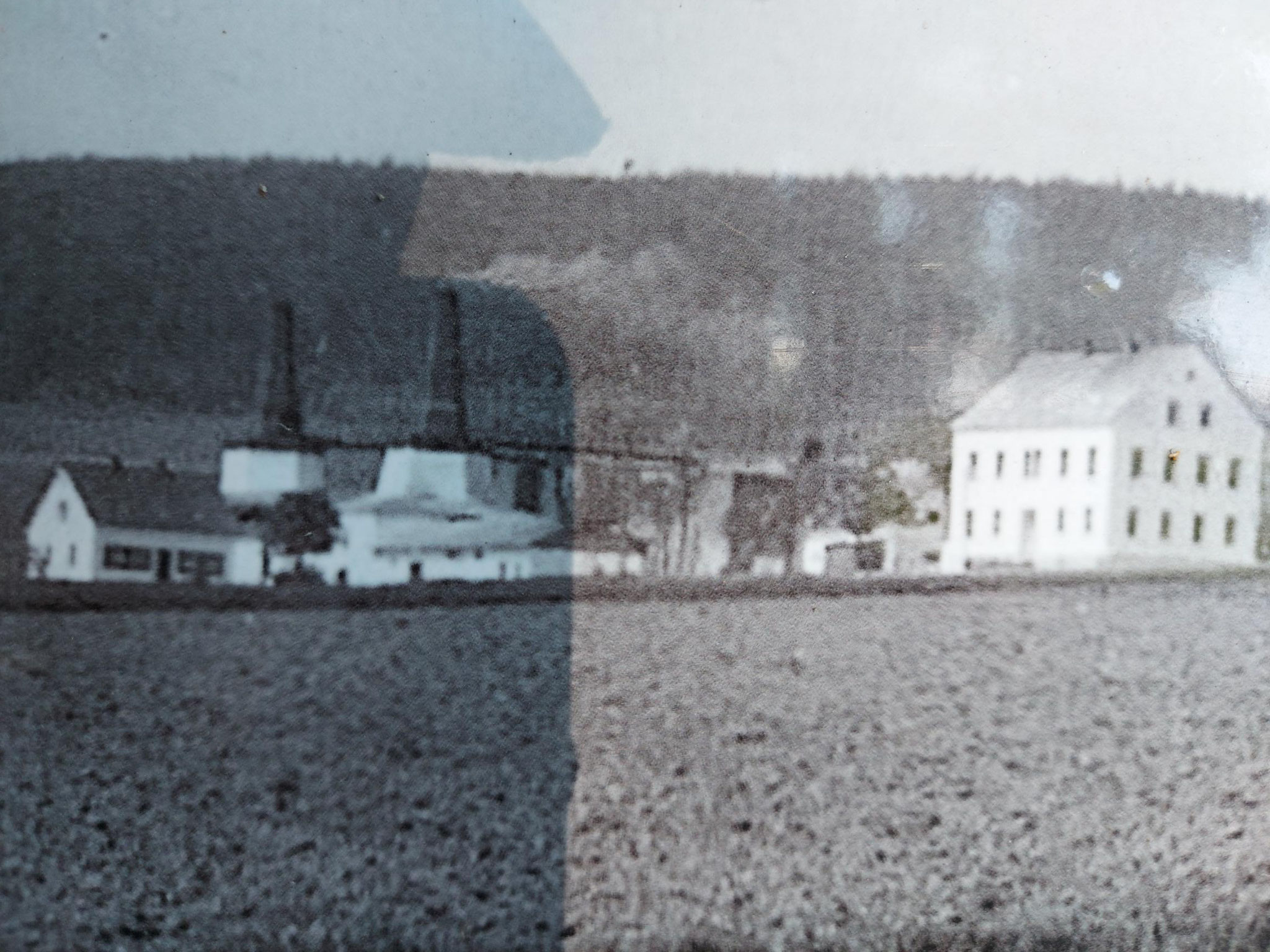 Kalkwerk Hammerunterwiesenthal Werk 1 um 1930 (Bild Infotafel)