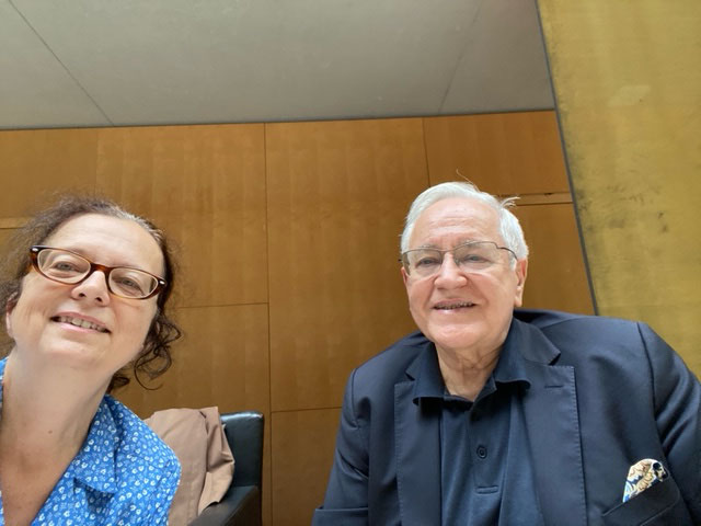Interview mit dem Cellisten David Geringas im ARD Hauptstadtstudio (2021)