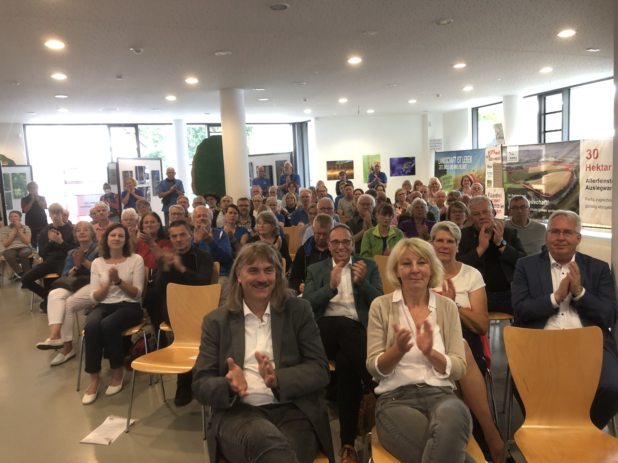 Gut besucht und gut zufrieden. Fast 100 Gäste durften wir zum Jubiläumsempfang begrüßen (Foto: F. Diebrok)