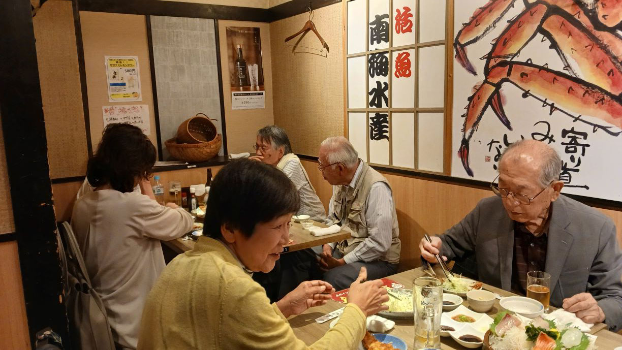 ⑬おさかな道場王子店にて