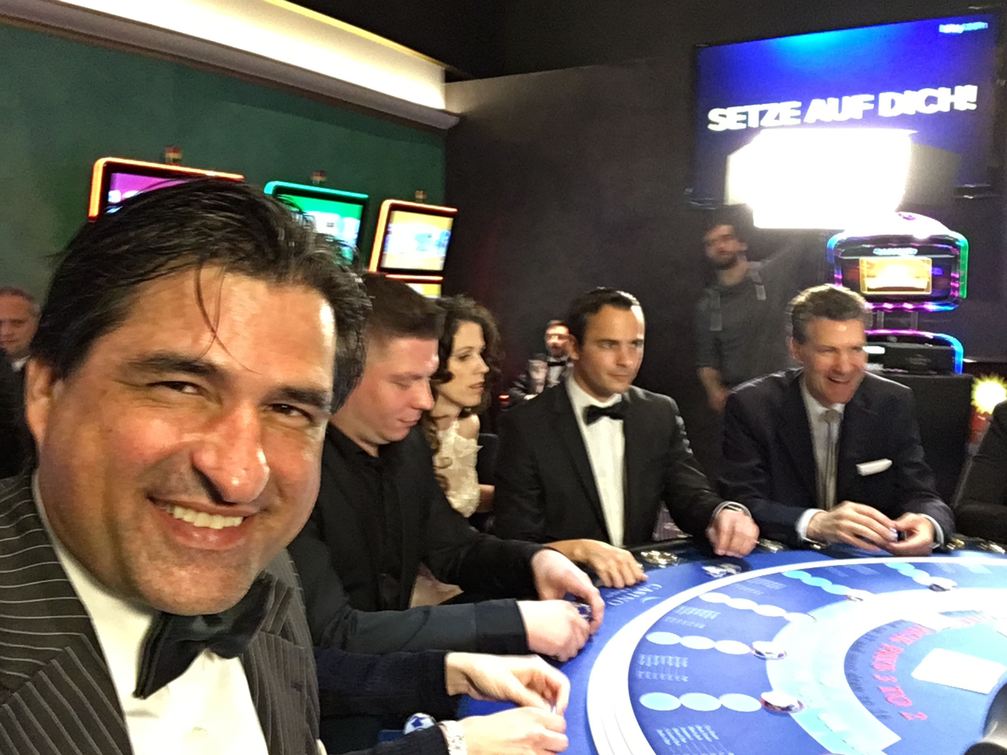 Making of video Gunvor 001 (a tribute to James Bond) in Casino Bad Ragaz