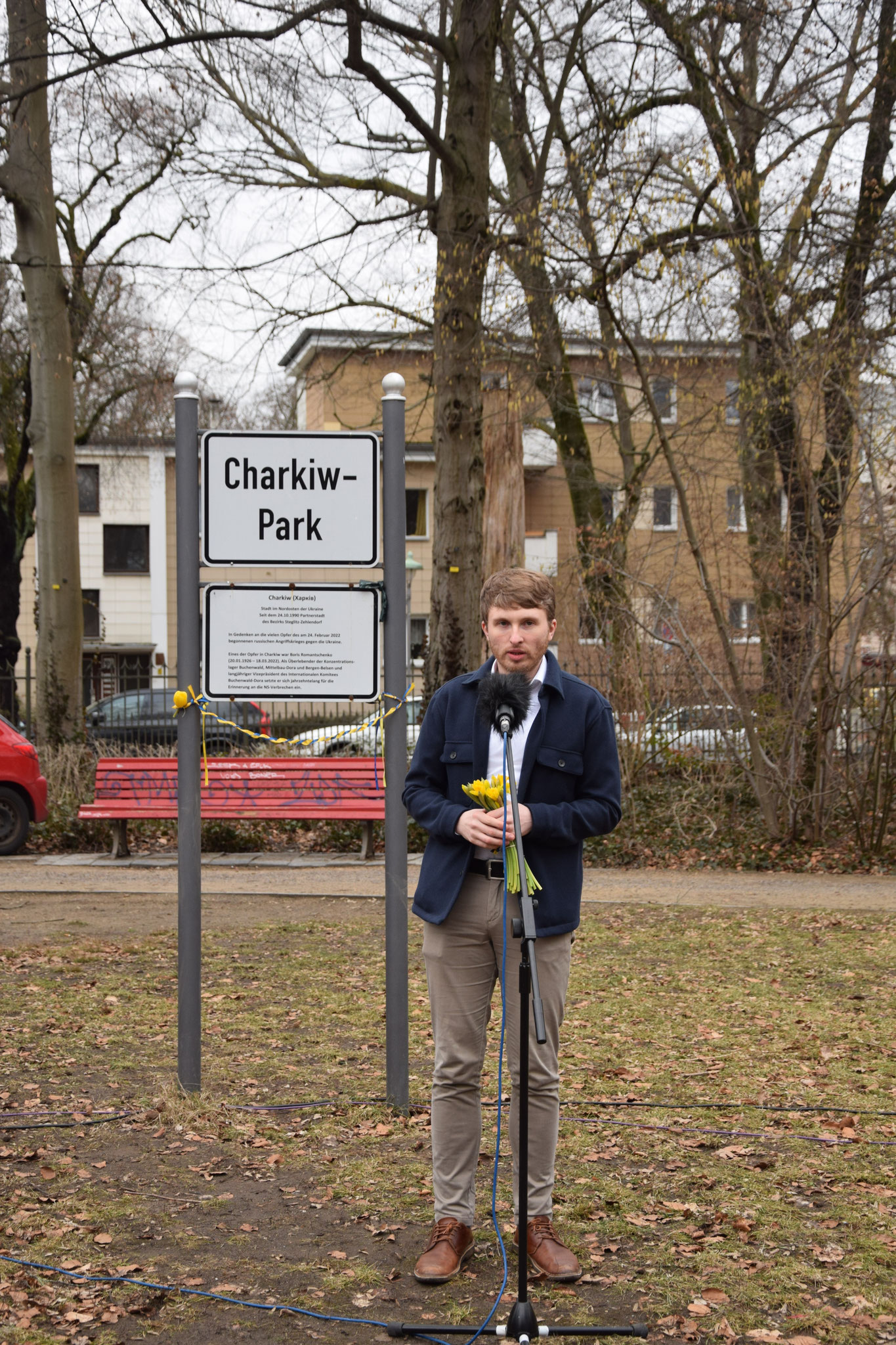 Begrüßung durch Sebastian Leskien