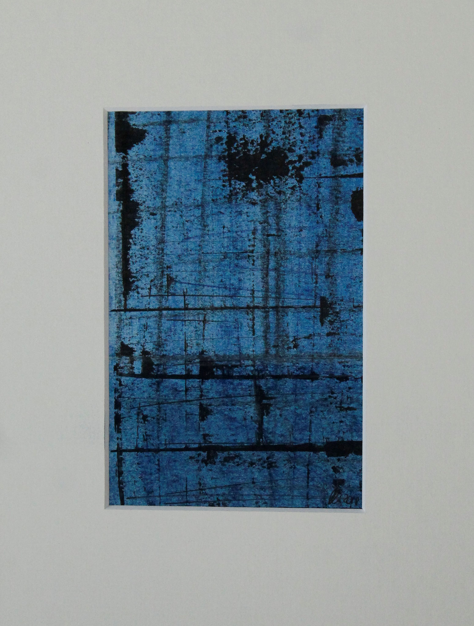 Acryl auf Papier, 18x24 aussen, 10x15 innen, 2018, 180 €