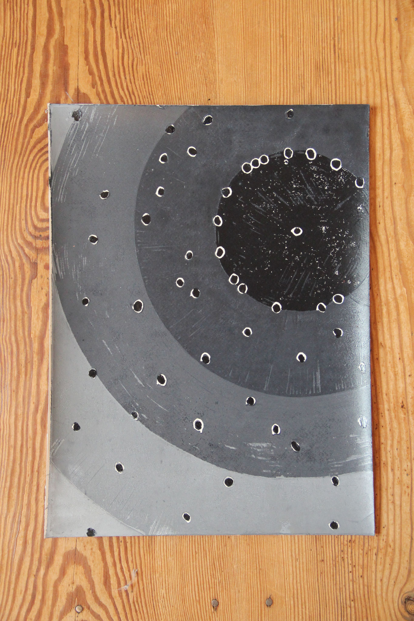 Ten thoughts in solitude - Dancing in circles - (30x42) - 9/10 - 29.7.2020