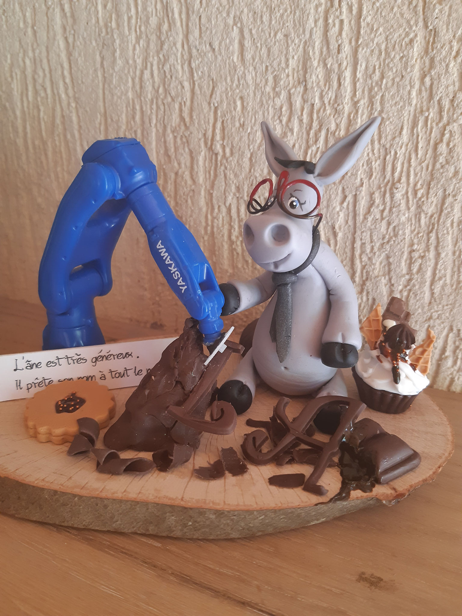 Mr Ane et son robot  -  pour un ingénieur gourmand , plein d'humour