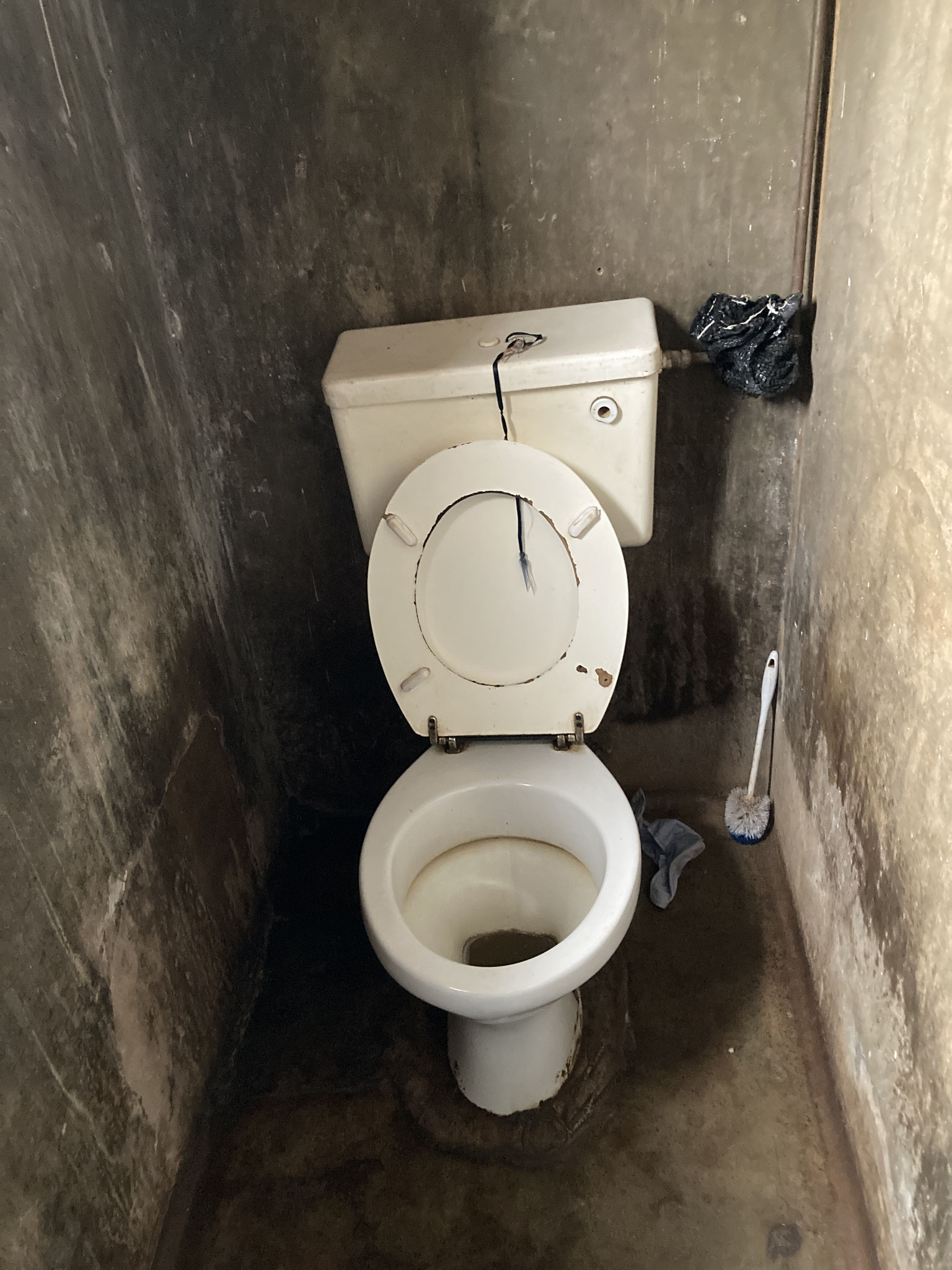 unsere Toilette die jeden Tag gereinigt wird!