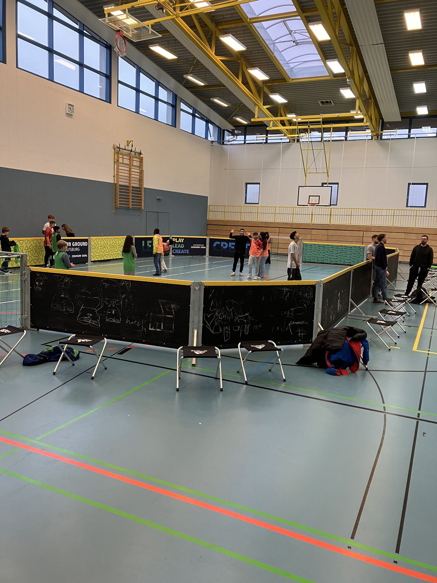 Kickfair-Court in der Vier-Feld-Halle