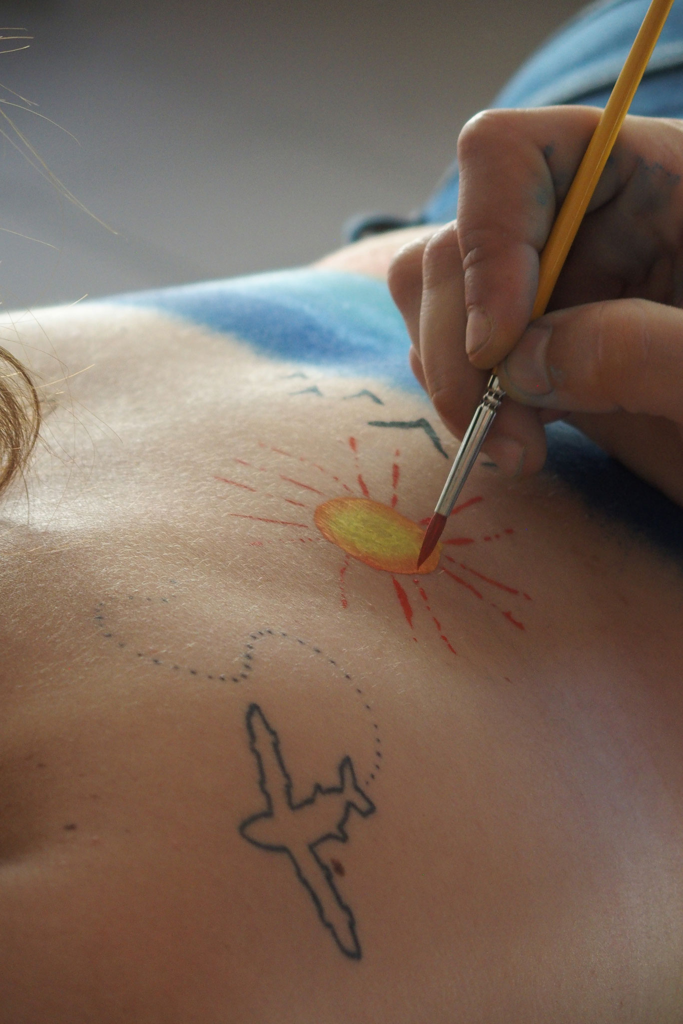 formation médiation peinture corporelle