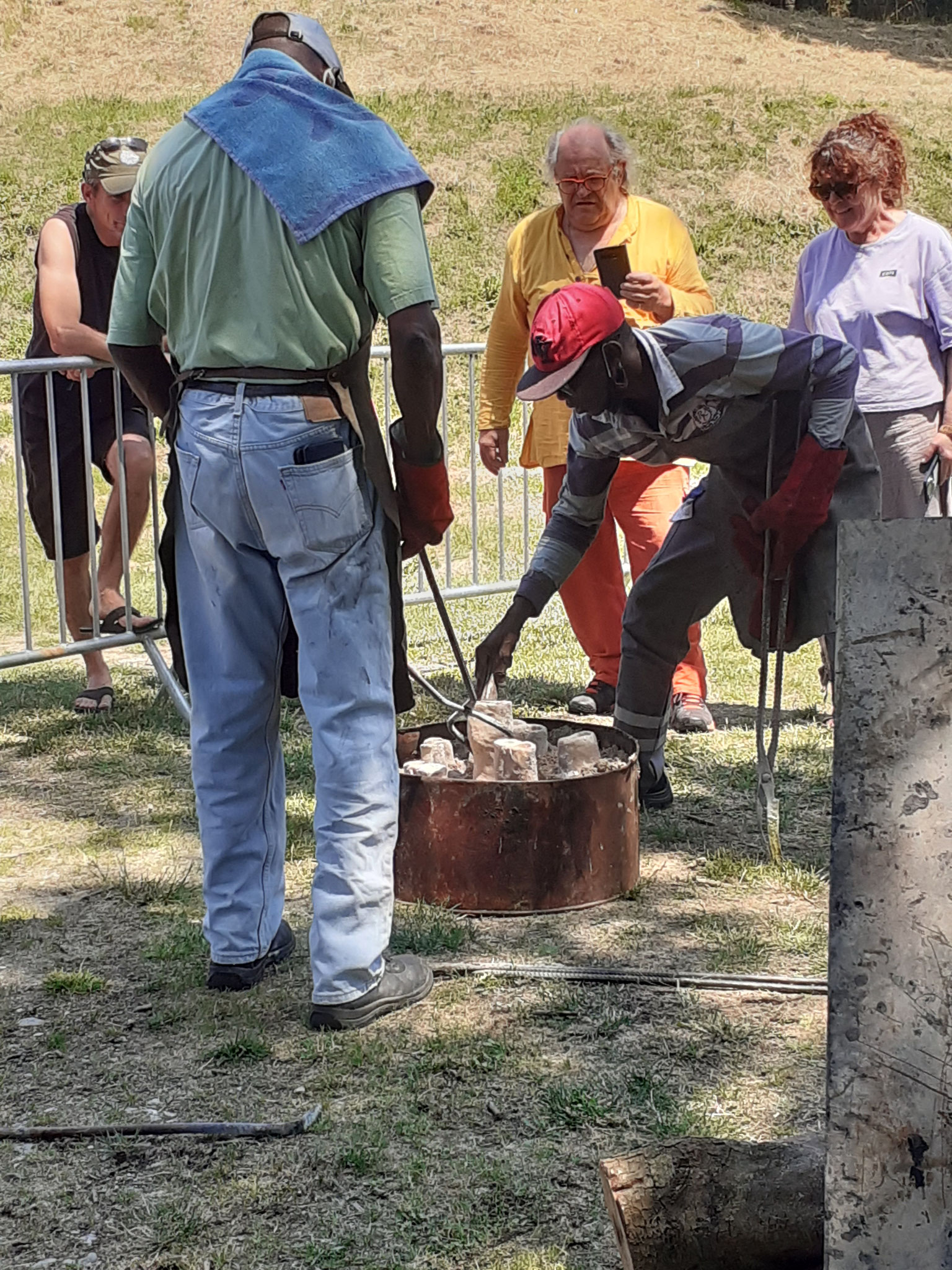 2023 - 33 Cussac-Fort-Médoc - Atelier bronze - Partenariat Asso Tasuma