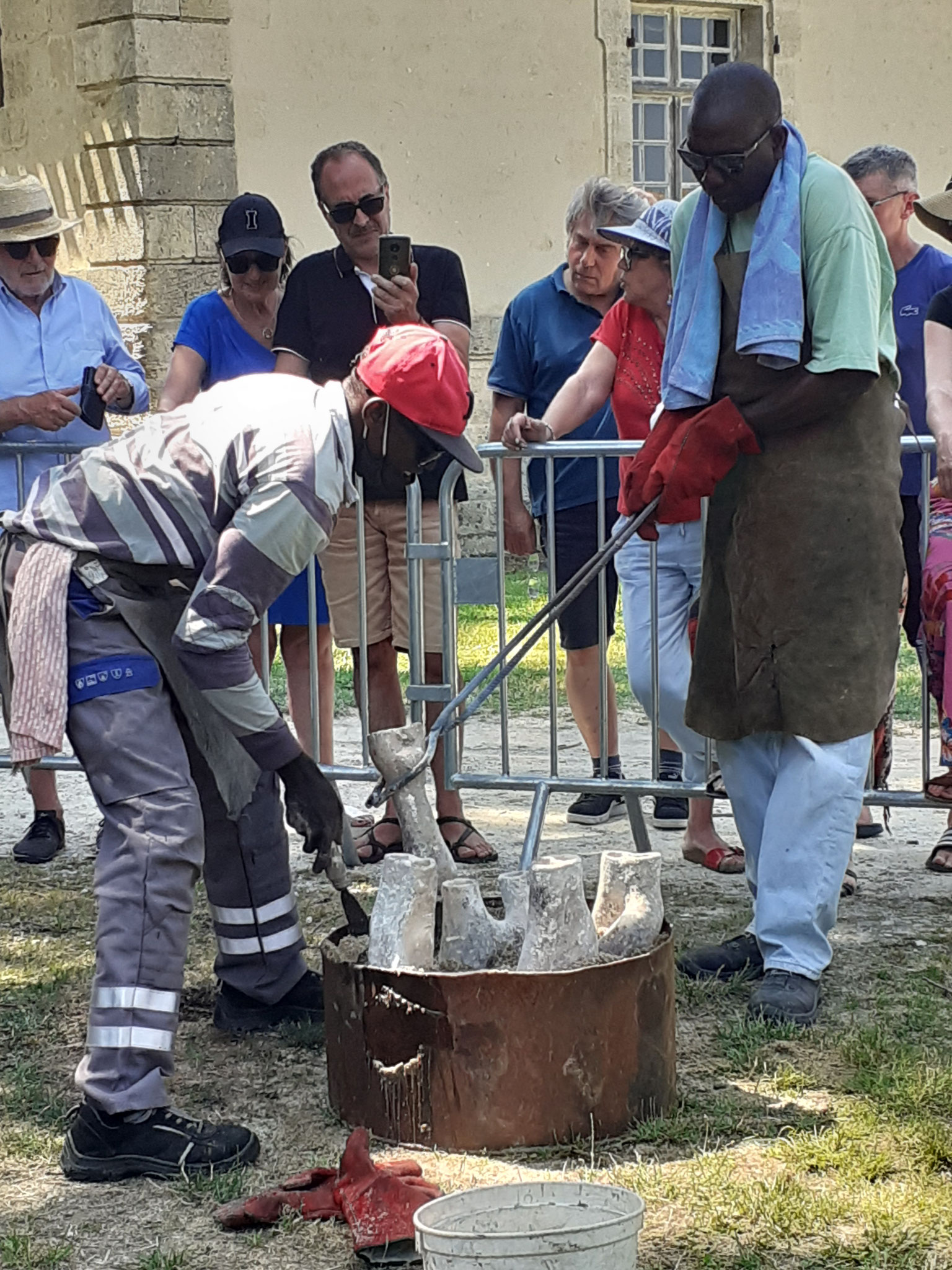 2023 - 33 Cussac-Fort-Médoc - Atelier bronze - Partenariat Asso Tasuma
