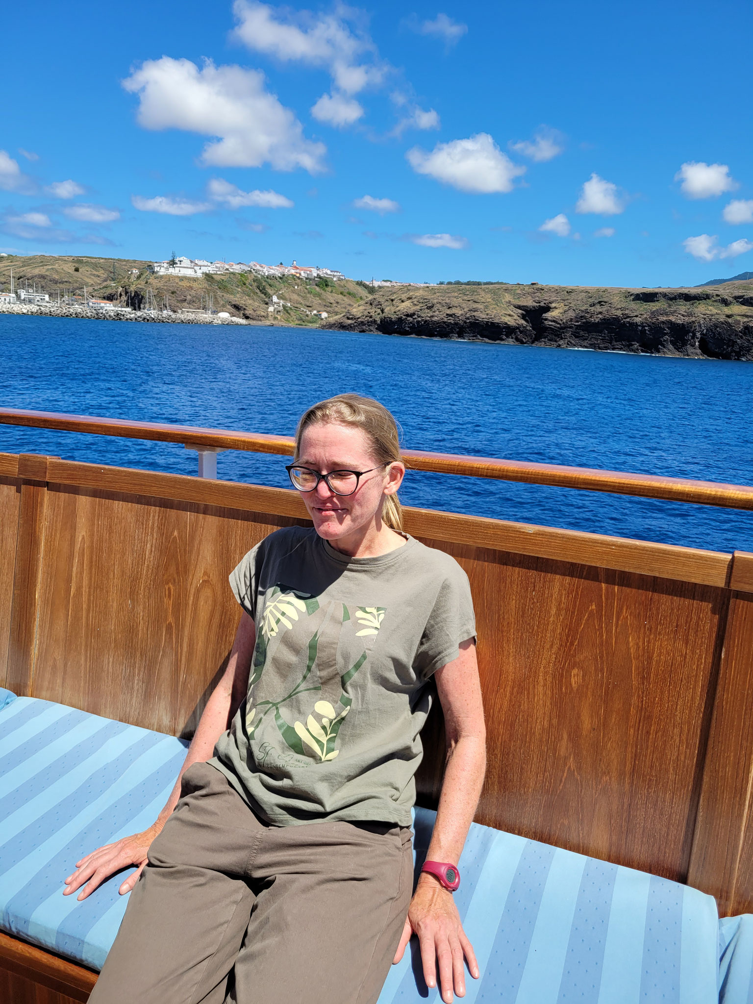 unsere Reiseleiterin Birgit