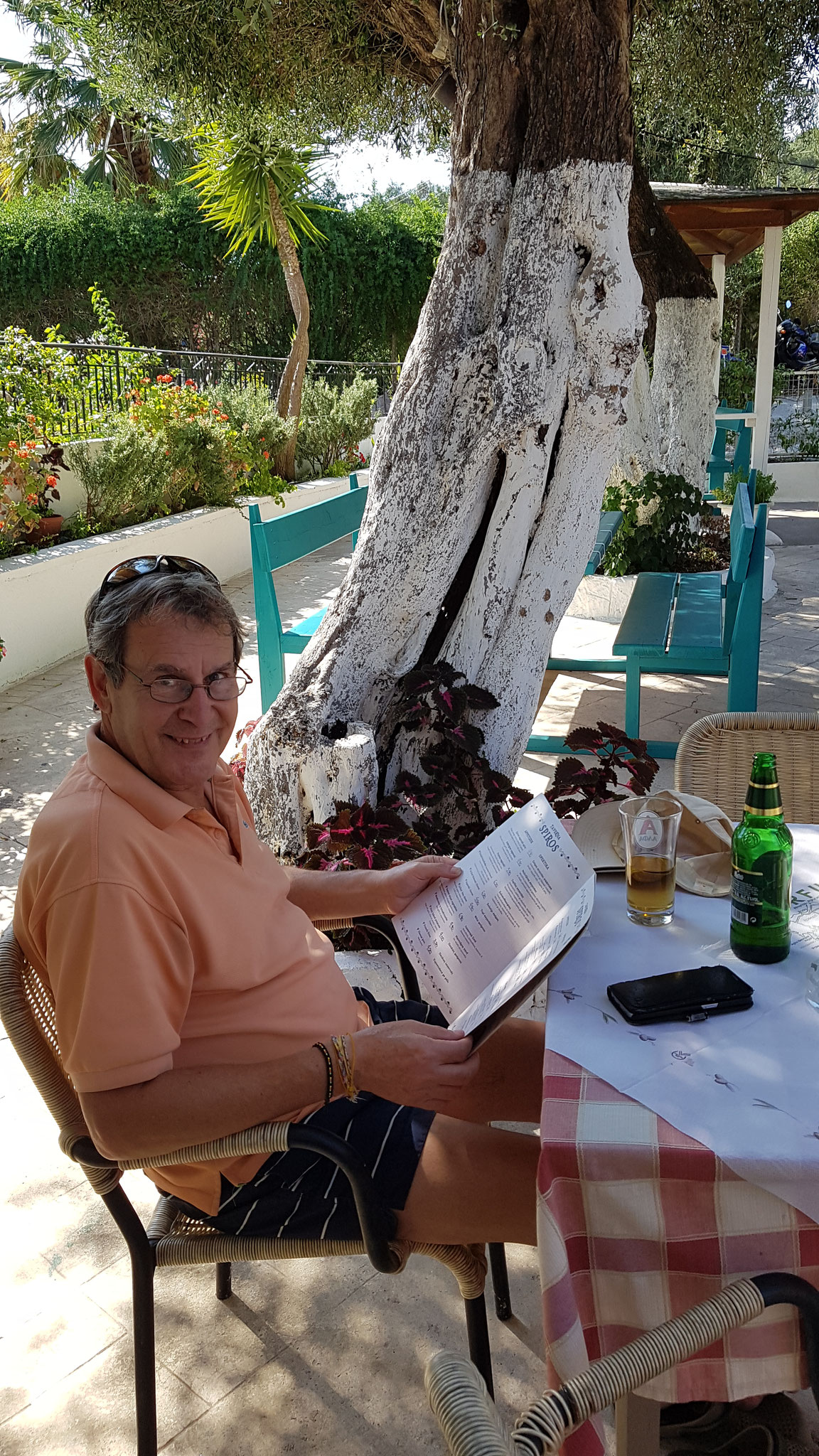 ... Abendessen gleich gegenüber unserer Herberge